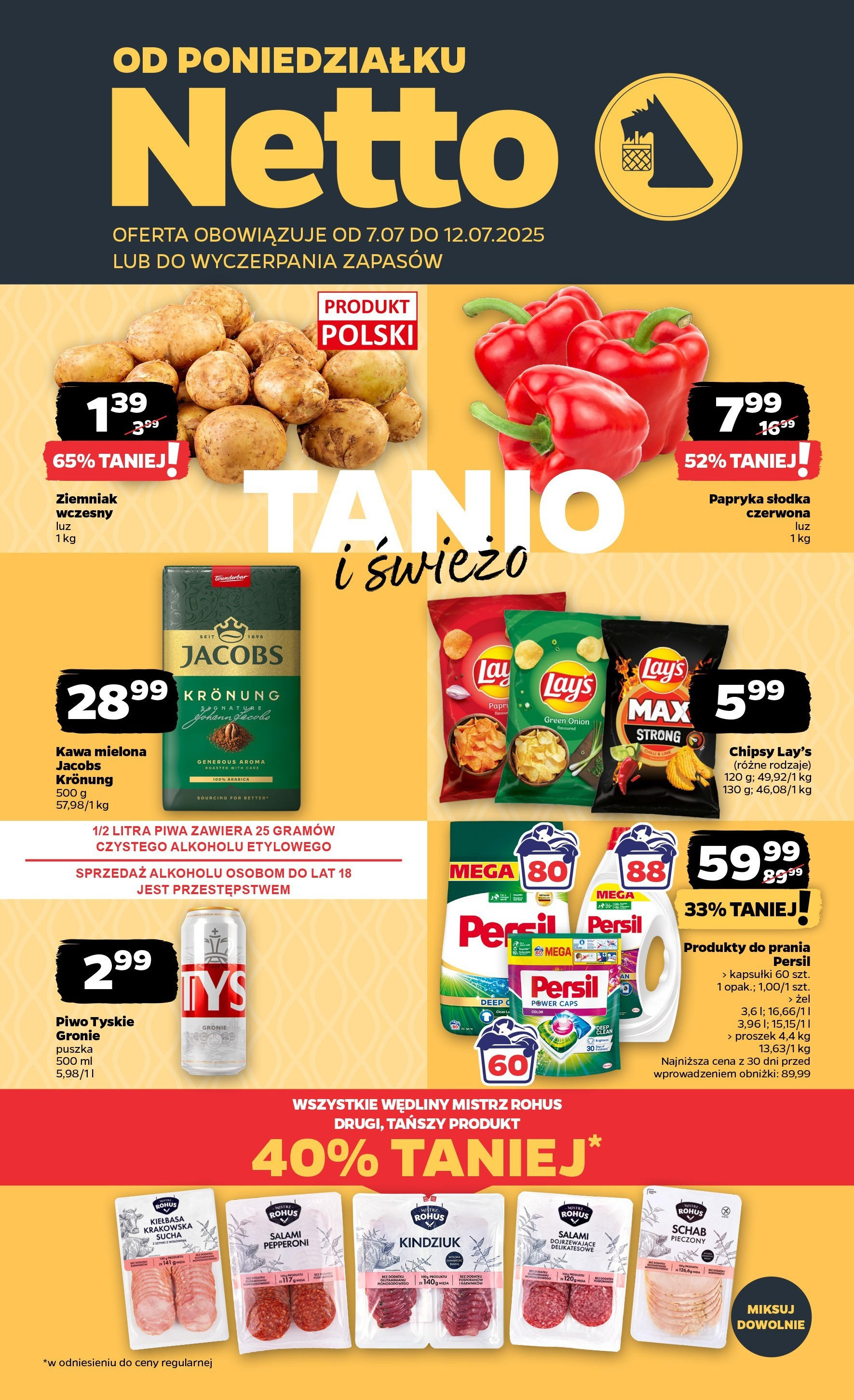 Netto - NETTO T28A ważne do 12.07 od 06.07.2025 - Aktualne promocje | Strona: 1