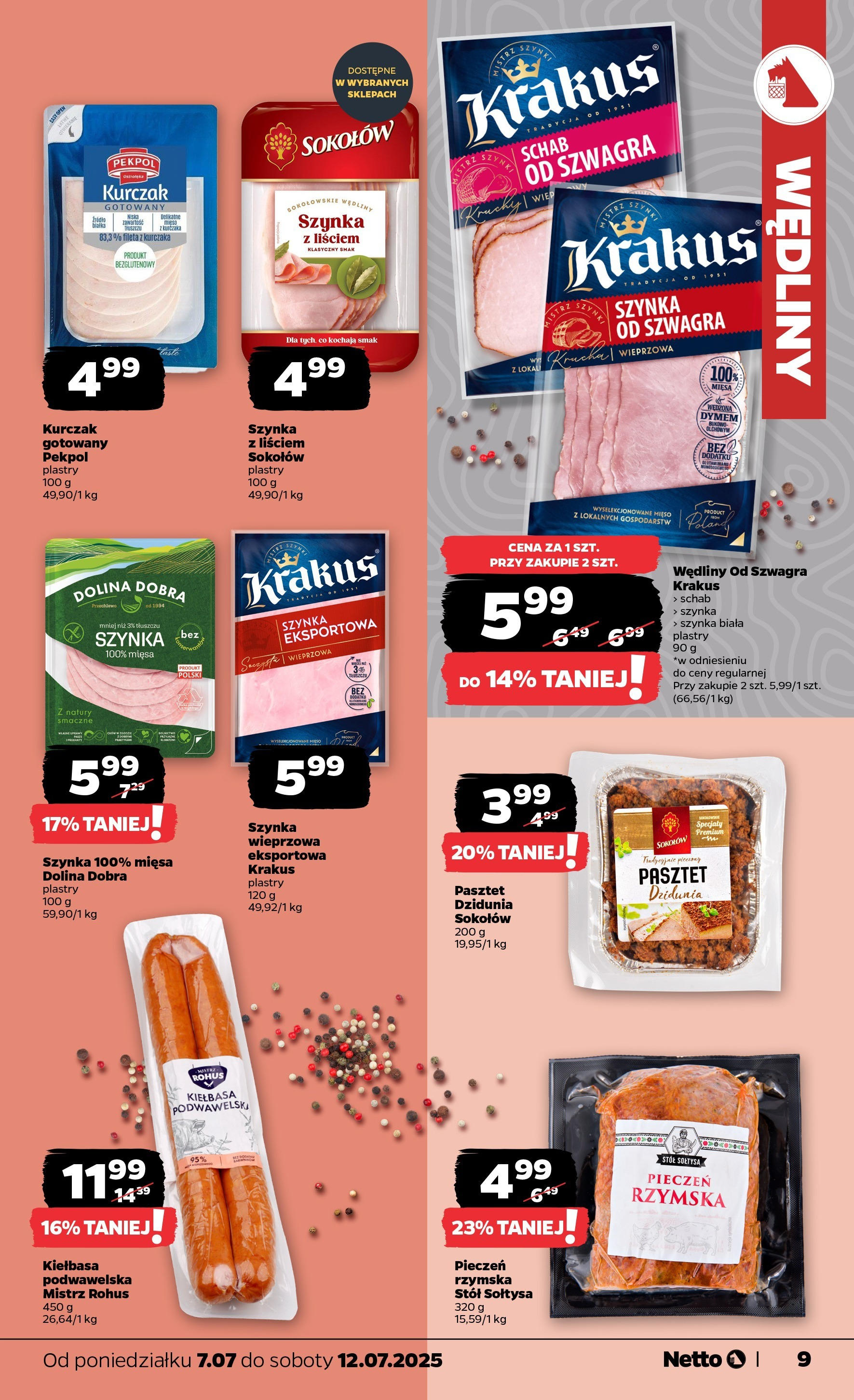 Netto - NETTO T28A ważne do 12.07 od 06.07.2025 - Aktualne promocje | Strona: 9
