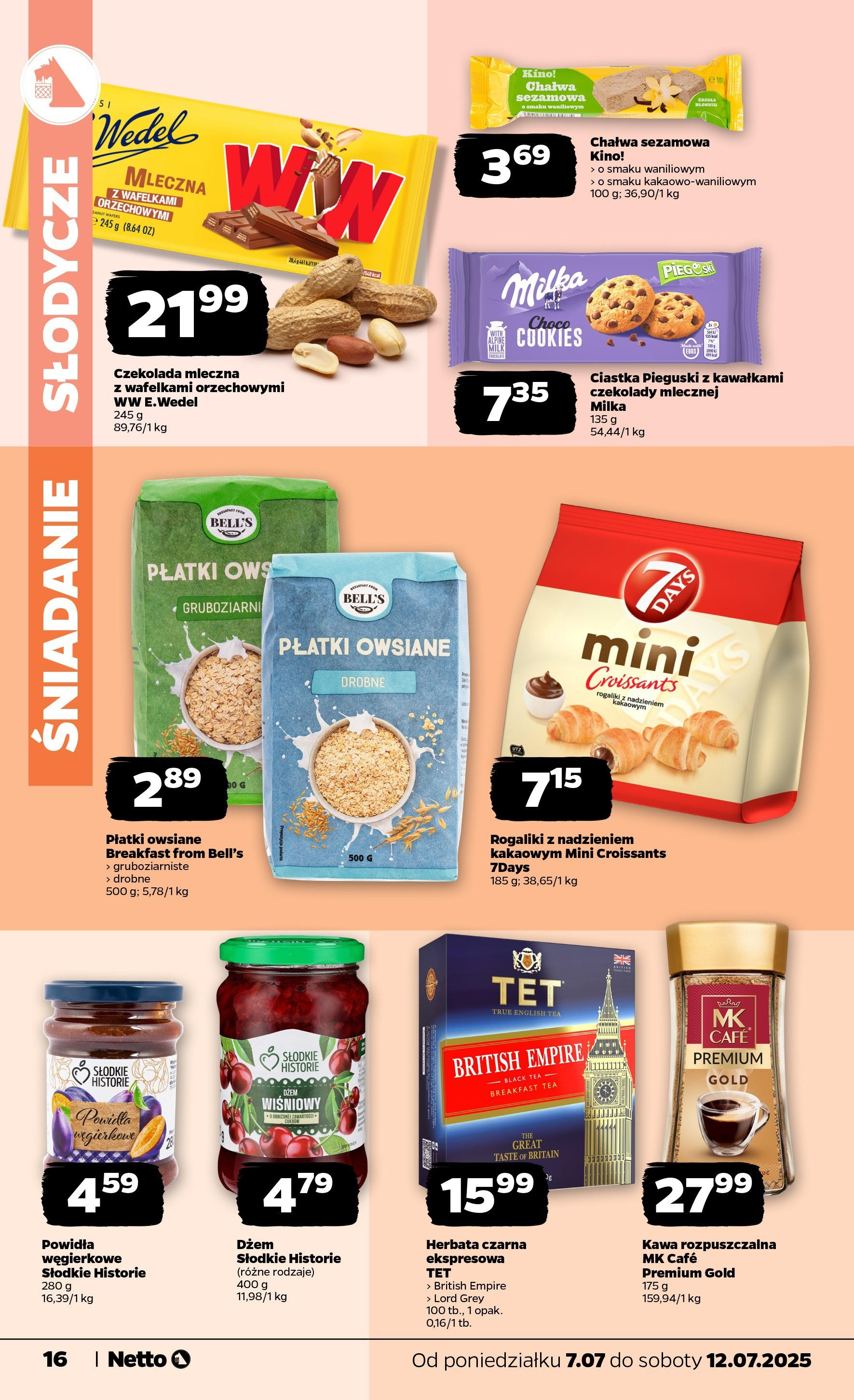 Netto - NETTO T28A ważne do 12.07 od 06.07.2025 - Aktualne promocje | Strona: 16