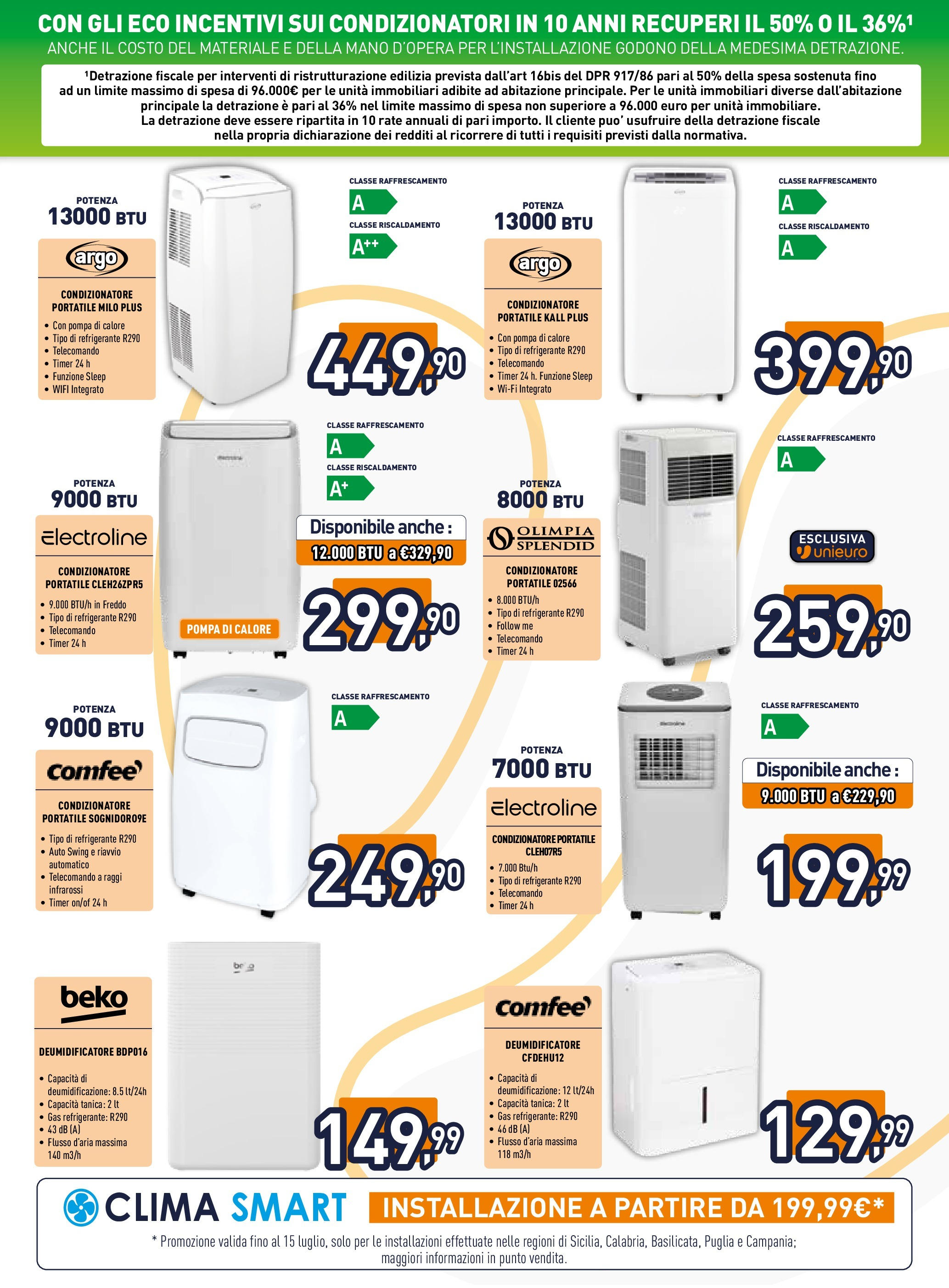 Nuovo Unieuro Tecnologia catalogo dal 03/07/2025 > offerte anteprima 🛍️ | Pagina: 25 | Prodotti: Deumidificatore, Telecomando, Tanica, Condizionatore portatile