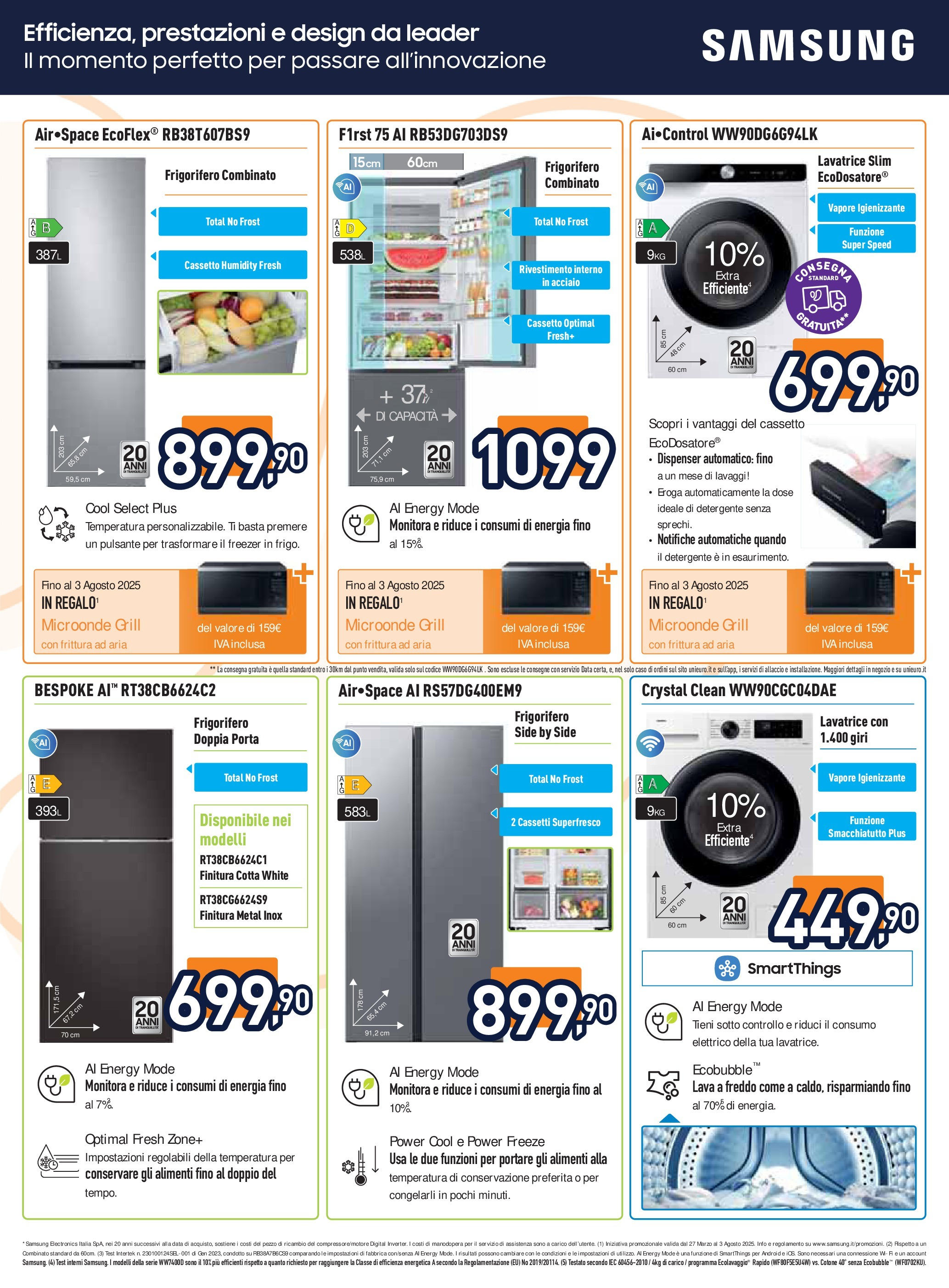Nuovo Unieuro Tecnologia catalogo dal 03/07/2025 > offerte anteprima 🛍️ | Pagina: 28 | Prodotti: Microonde, Compressore, Freezer, Samsung