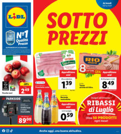 Anteprima del volantino Lidl - Sottoprezzi valido a partire dal 03.07.2025