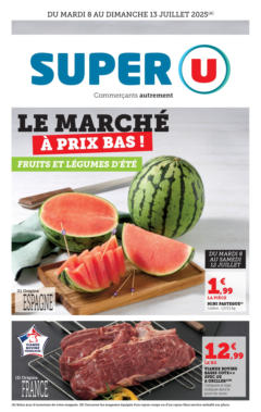 Prévisualisation de Le marché à prix bas! du magasin Super U formulaire valide 06/07/2025