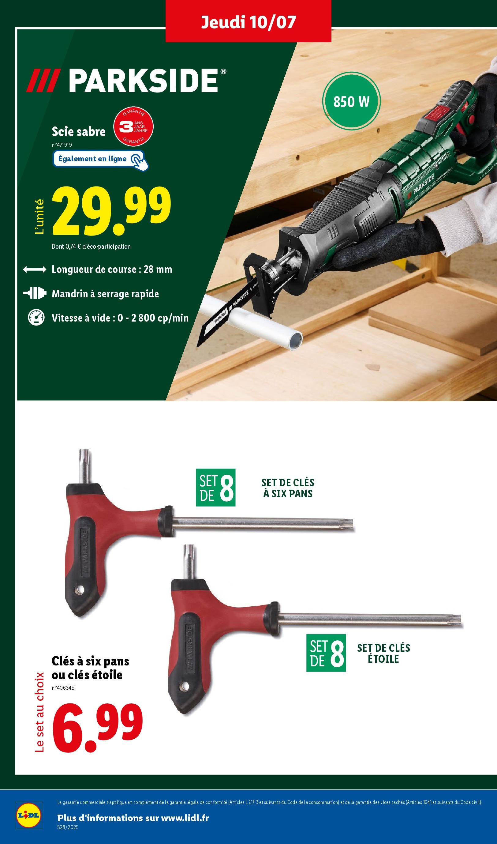 Catalogue LIDL du 09/07/2025 | Promo prospectus en ligne | Page: 32 Catalogue LIDL du 09/07/2025 | Promo prospectus en ligne | Page: 32