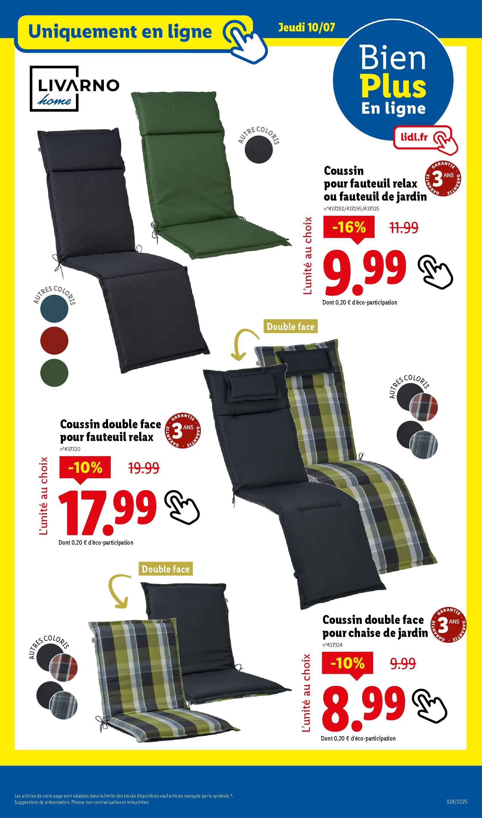 Catalogue LIDL du 09/07/2025 | Promo prospectus en ligne | Page: 47 | Produits: Fauteuil, Chaise Catalogue LIDL du 09/07/2025 | Promo prospectus en ligne | Page: 47 | Produits: Fauteuil, Chaise