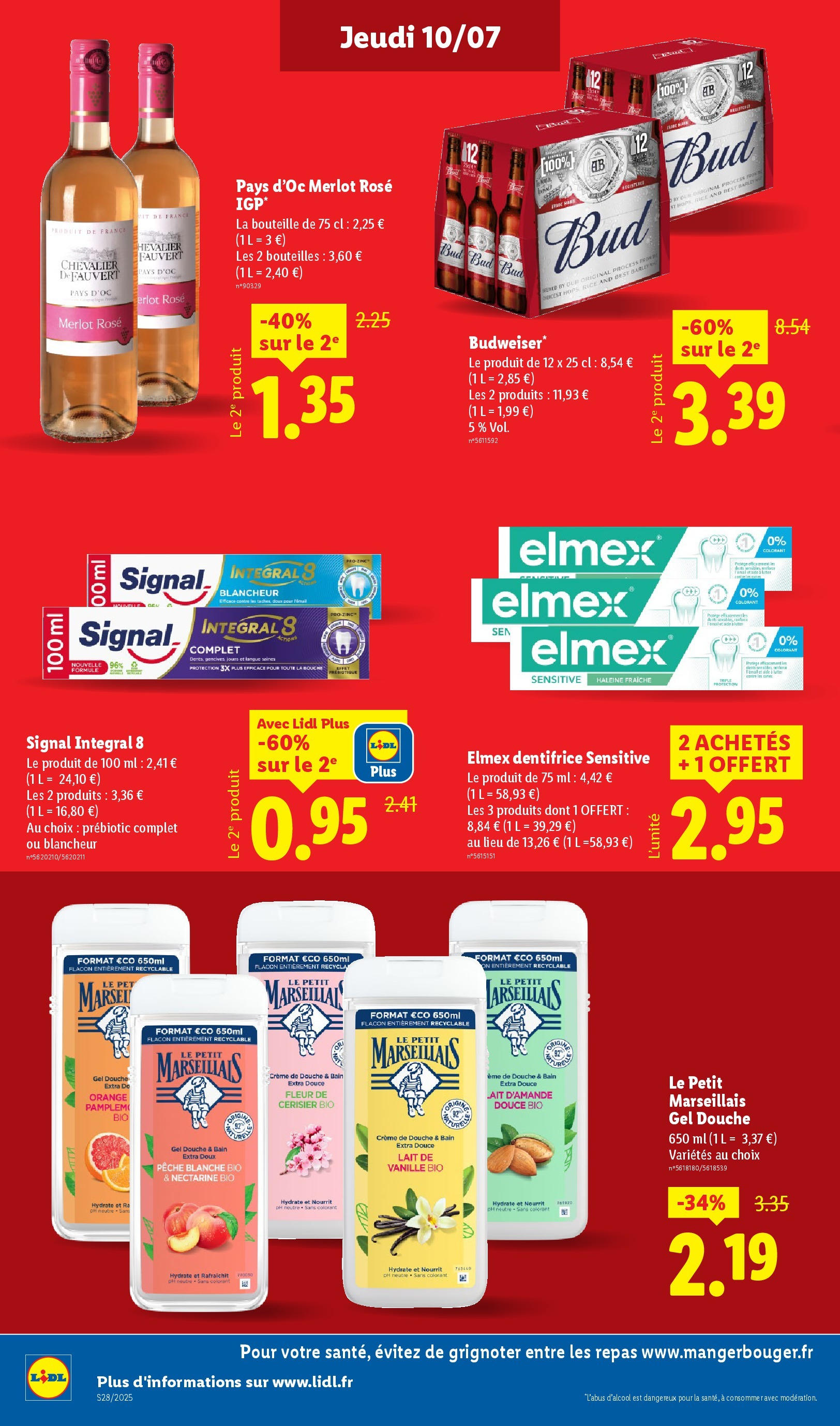Catalogue LIDL du 09/07/2025 | Promo prospectus en ligne | Page: 16 | Produits: Nectarine, Orange, Lait, Crème Catalogue LIDL du 09/07/2025 | Promo prospectus en ligne | Page: 16 | Produits: Nectarine, Orange, Lait, Crème