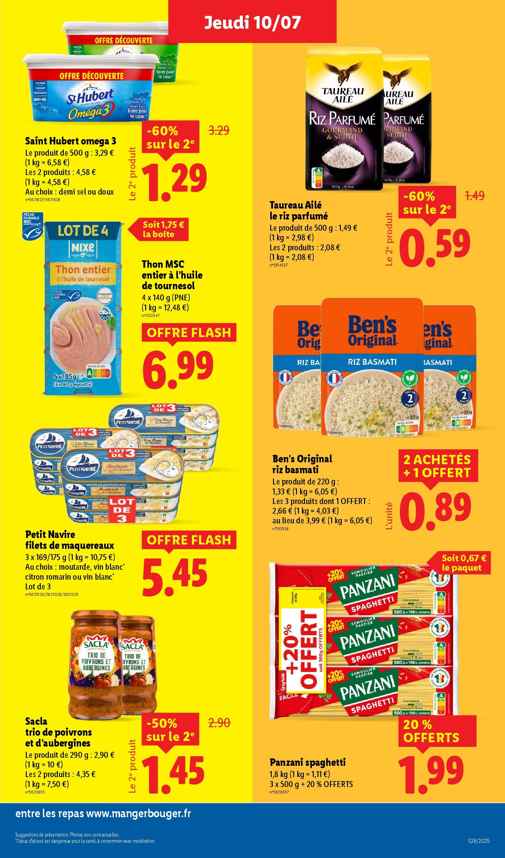 Catalogue LIDL du 09/07/2025 | Promo prospectus en ligne | Page: 21 | Produits: Citron, Spaghetti, Riz basmati, Sel Catalogue LIDL du 09/07/2025 | Promo prospectus en ligne | Page: 21 | Produits: Citron, Spaghetti, Riz basmati, Sel