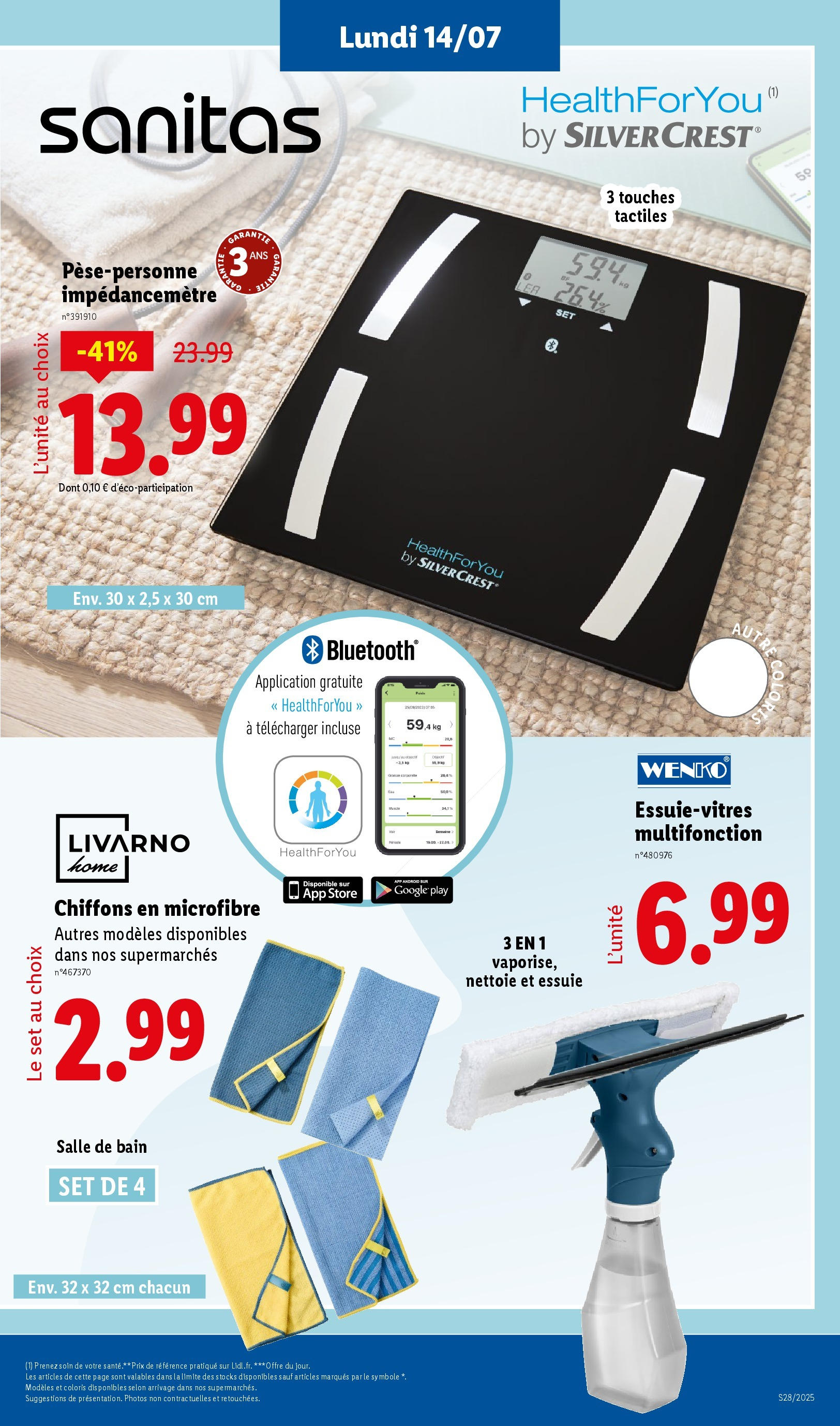 Catalogue LIDL du 09/07/2025 | Promo prospectus en ligne | Page: 51 | Produits: Store Catalogue LIDL du 09/07/2025 | Promo prospectus en ligne | Page: 51 | Produits: Store