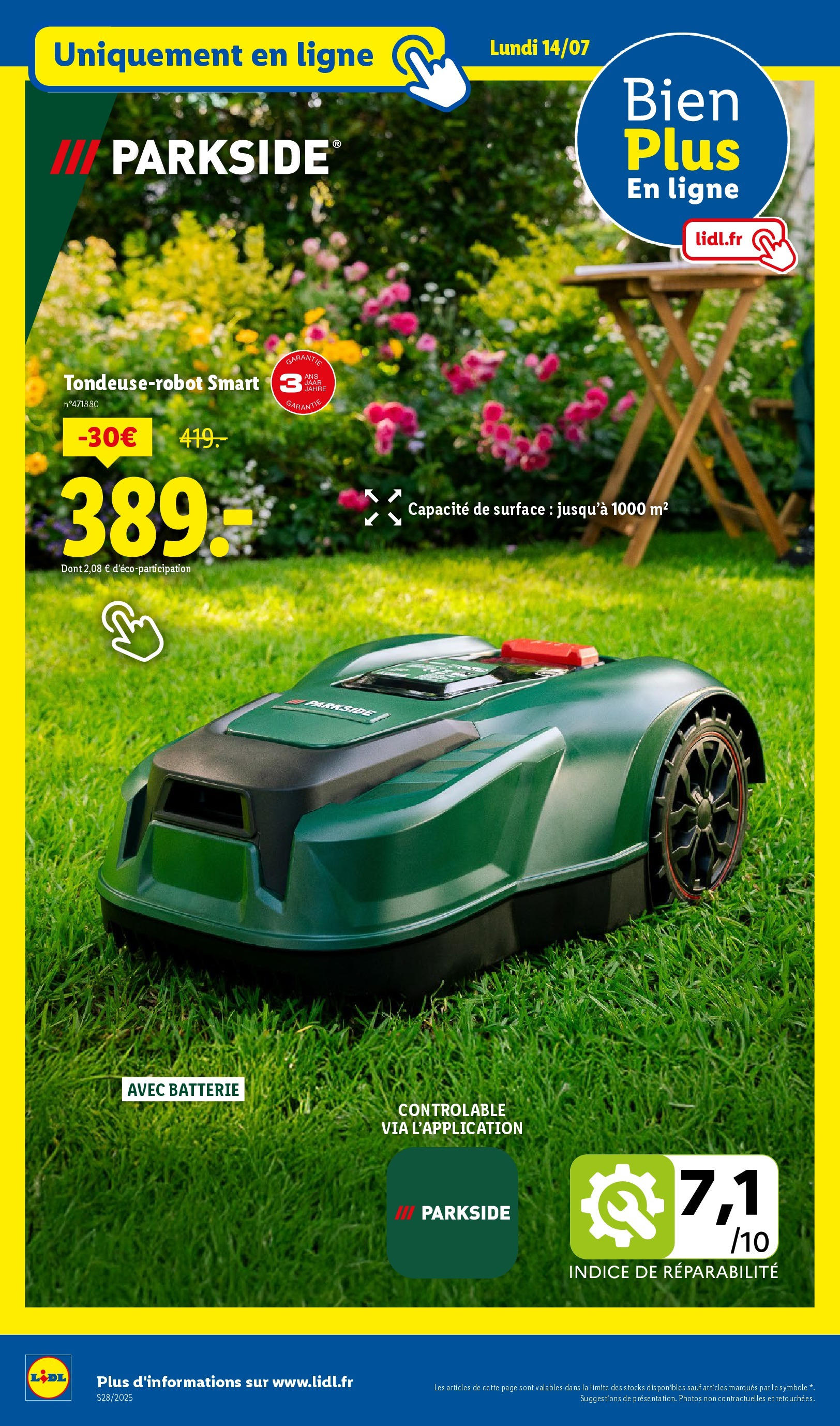 Catalogue LIDL du 09/07/2025 | Promo prospectus en ligne | Page: 66 | Produits: Batterie Catalogue LIDL du 09/07/2025 | Promo prospectus en ligne | Page: 66 | Produits: Batterie