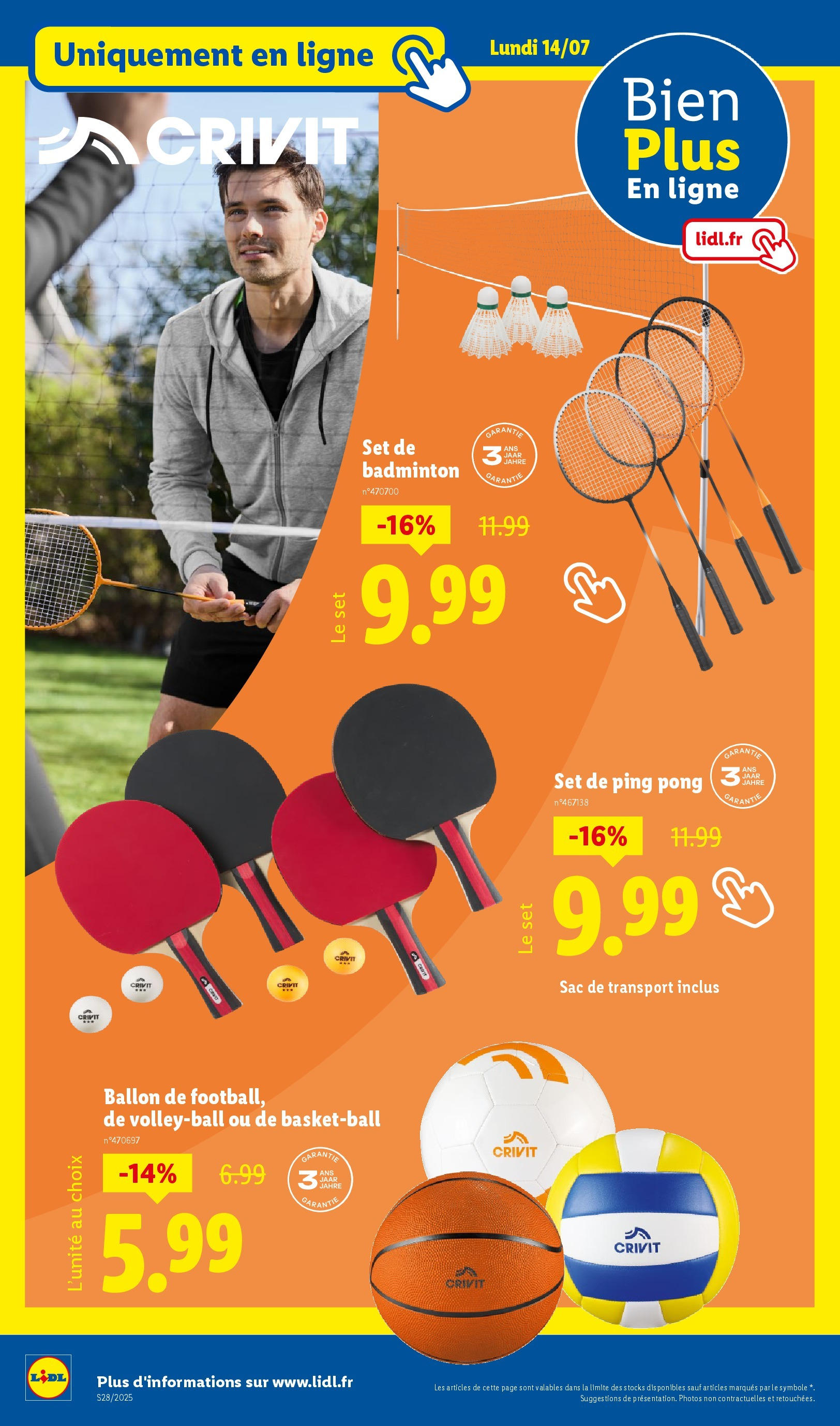 Catalogue LIDL du 09/07/2025 | Promo prospectus en ligne | Page: 72 | Produits: Sac, Sac de transport Catalogue LIDL du 09/07/2025 | Promo prospectus en ligne | Page: 72 | Produits: Sac, Sac de transport