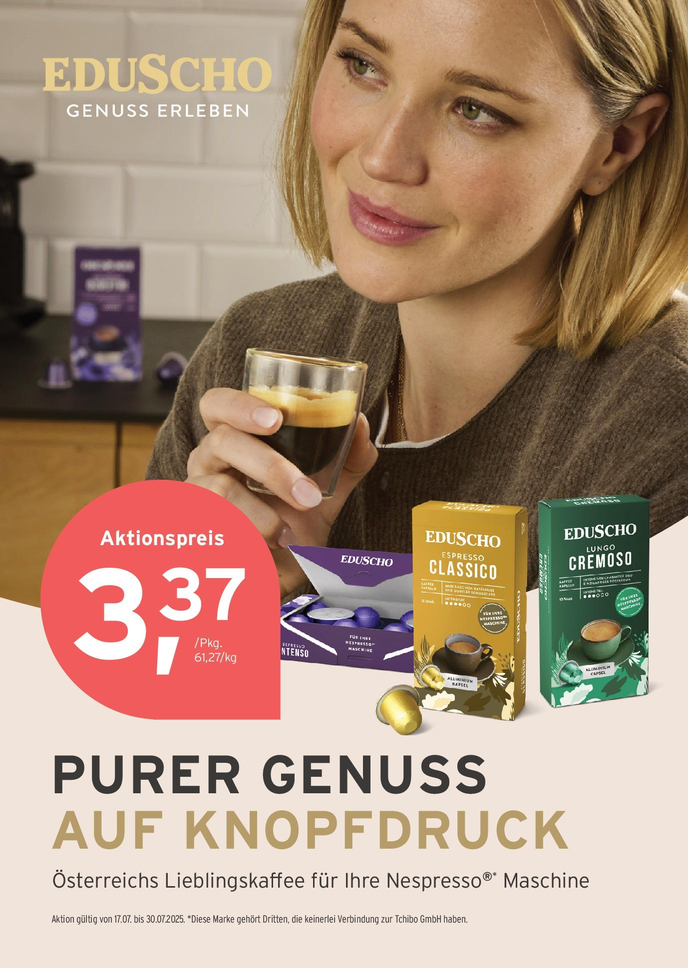 Tchibo Eduscho Ein Gefühl von Leichtigkeit von 16.07.2025 - Aktuelle Angebote | Seite: 6 | Produkte: Kaffee