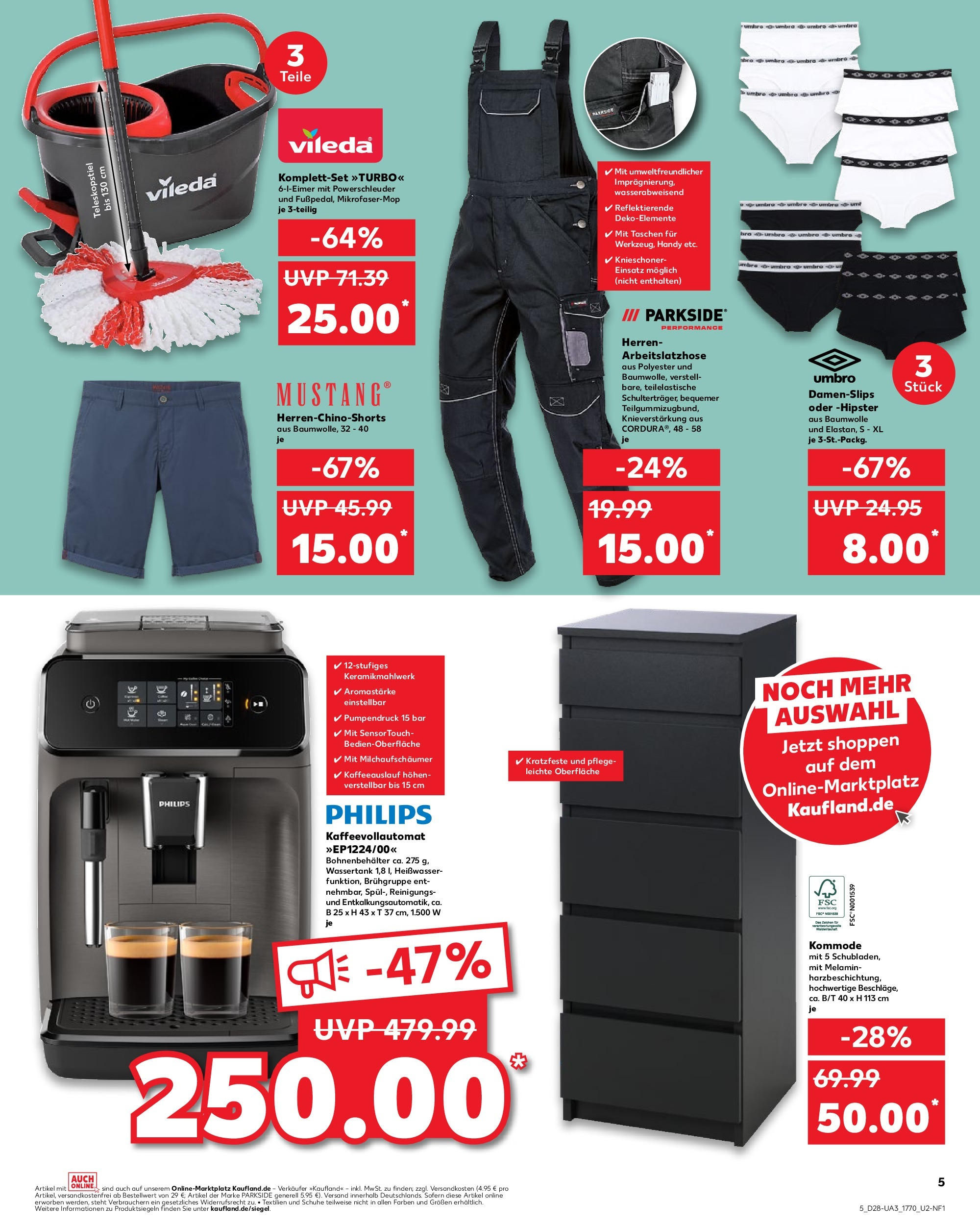 Prospekt Kaufland ab 09.07.2025 » Angebote und Werbung Online | Seite: 5 | Produkte: Philips, Kommode, Chino Shorts, Kaffeevollautomat Prospekt Kaufland ab 09.07.2025 » Angebote Online zum Blättern | Seite: 5 | Produkte: Philips, Kommode, Chino Shorts, Kaffeevollautomat