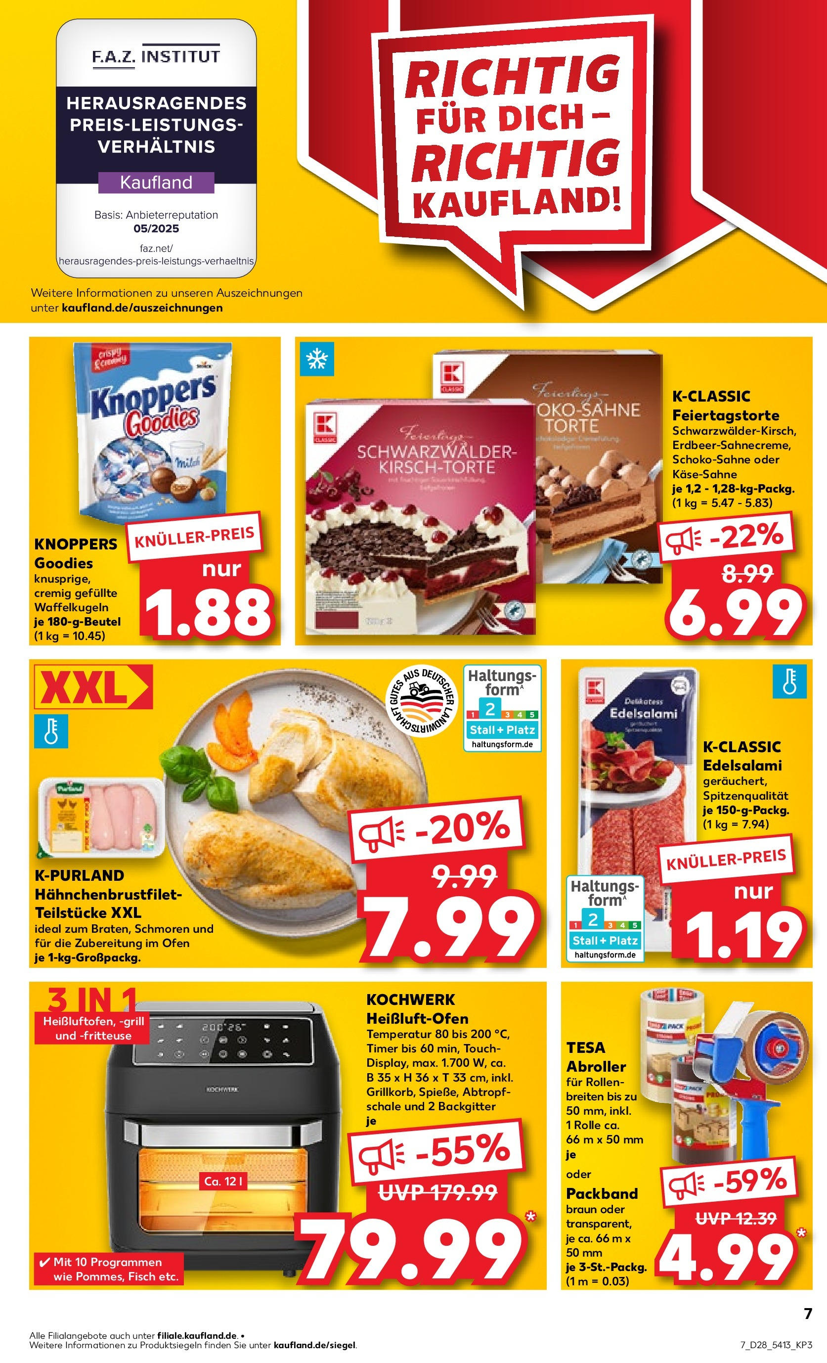 Prospekt Kaufland ab 09.07.2025 » Angebote und Werbung Online | Seite: 15 | Produkte: Ofen, Grill, Knoppers, Fritteuse Prospekt Kaufland ab 09.07.2025 » Angebote Online zum Blättern | Seite: 15 | Produkte: Ofen, Grill, Knoppers, Fritteuse