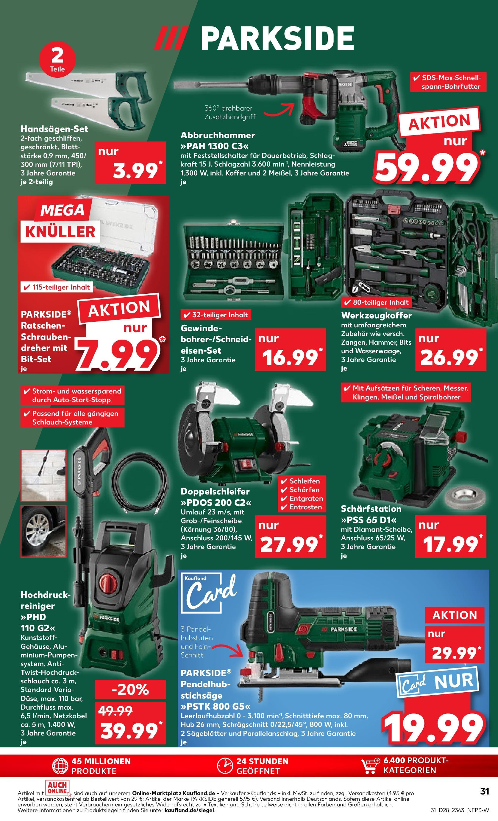 Prospekt Kaufland ab 09.07.2025 » Angebote und Werbung Online | Seite: 39 | Produkte: Hochdruckreiniger, Koffer Prospekt Kaufland ab 09.07.2025 » Angebote Online zum Blättern | Seite: 39 | Produkte: Hochdruckreiniger, Koffer