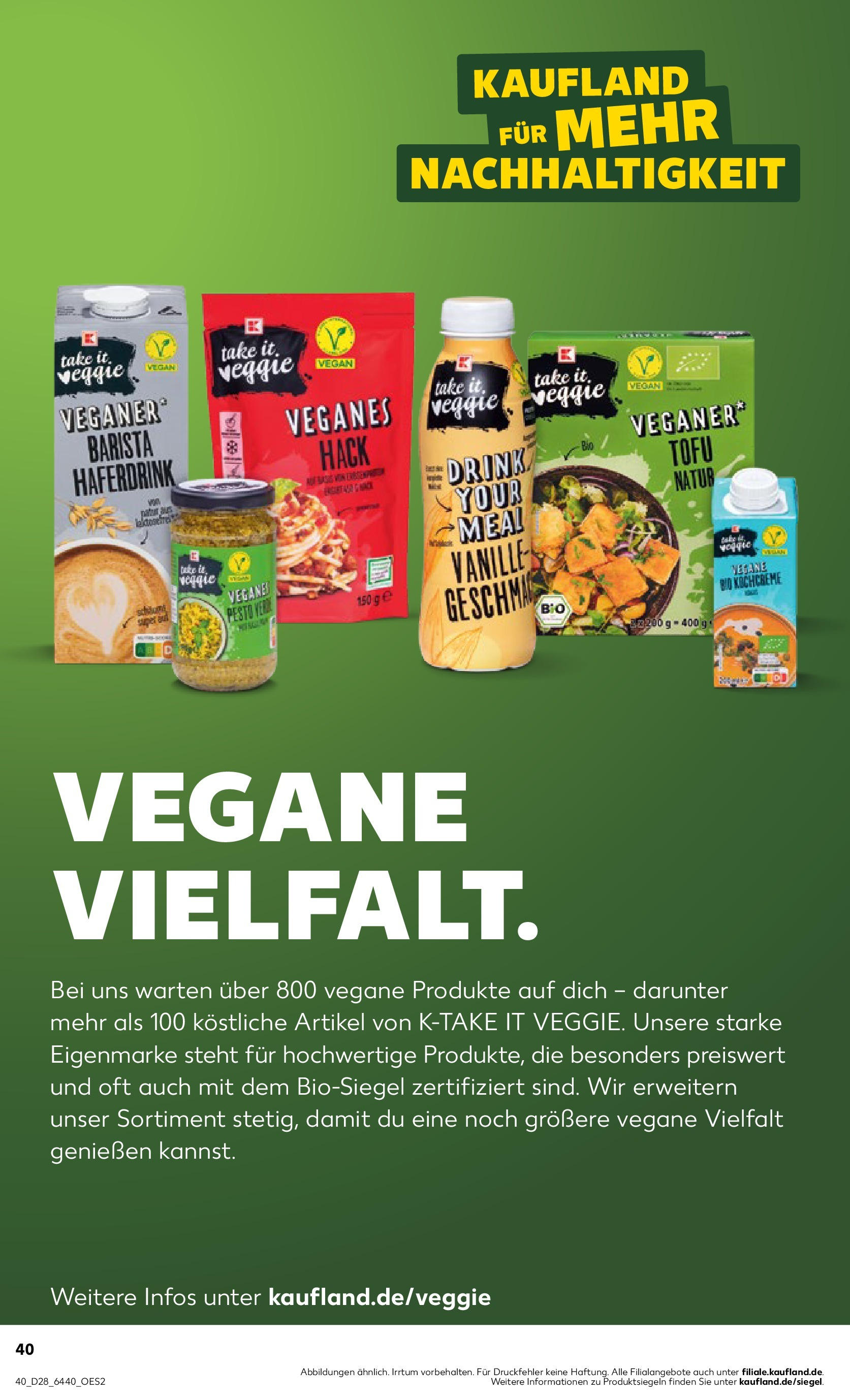Prospekt Kaufland ab 09.07.2025 » Angebote Online zum Blättern | Seite: 40 | Produkte: Haferdrink