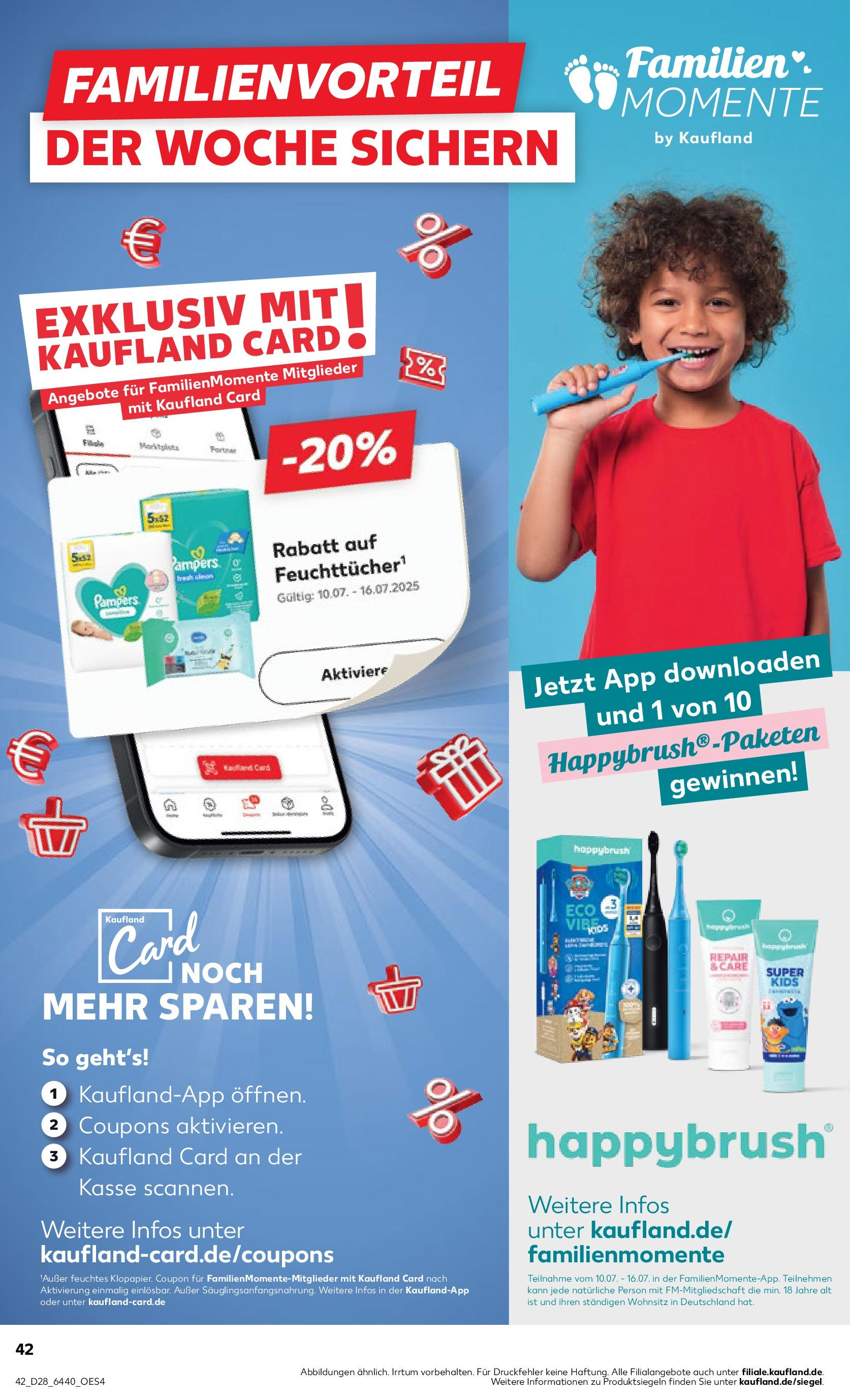 Prospekt Kaufland ab 09.07.2025 » Angebote Online zum Blättern | Seite: 42 | Produkte: Pampers