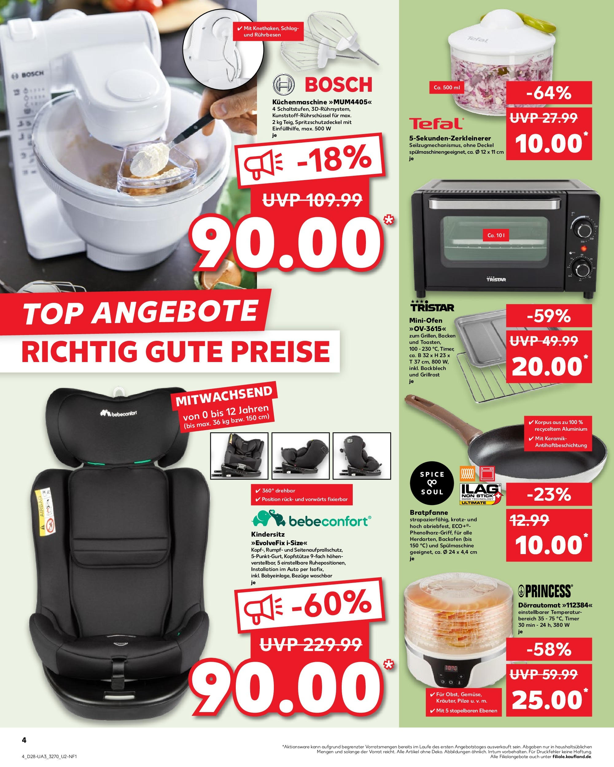 Prospekt Kaufland ab 09.07.2025 » Angebote und Werbung Online | Seite: 4 | Produkte: Top, Bosch, Rührbesen, Backofen Prospekt Kaufland ab 09.07.2025 » Angebote Online zum Blättern | Seite: 4 | Produkte: Top, Bosch, Rührbesen, Backofen