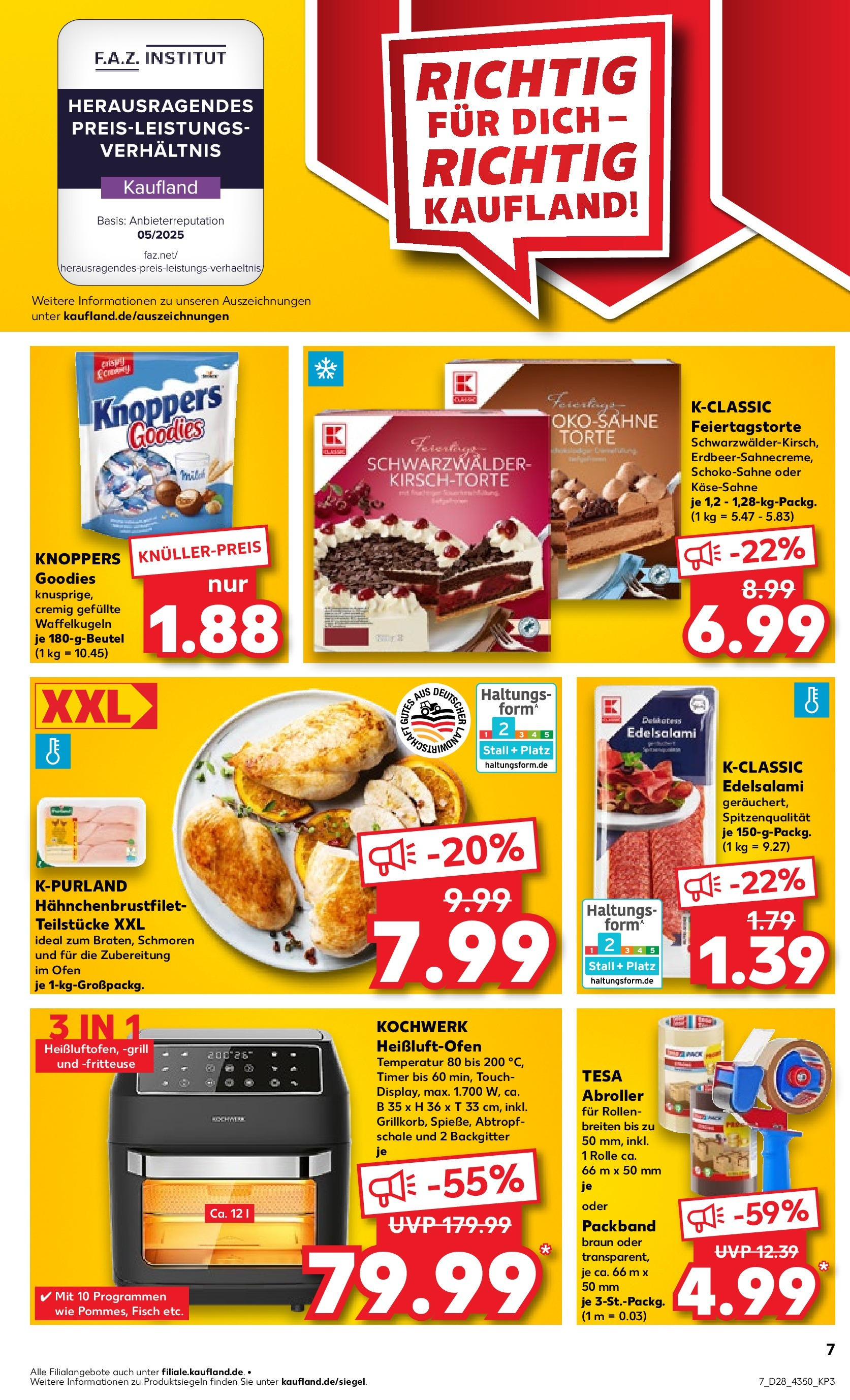 Prospekt Kaufland ab 09.07.2025 » Angebote und Werbung Online | Seite: 15 | Produkte: Grill, Knoppers, Salami, Fritteuse Prospekt Kaufland ab 09.07.2025 » Angebote Online zum Blättern | Seite: 15 | Produkte: Grill, Knoppers, Salami, Fritteuse