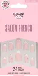 Elegant Touch Künstliche Nägel Salon French 128 Set
