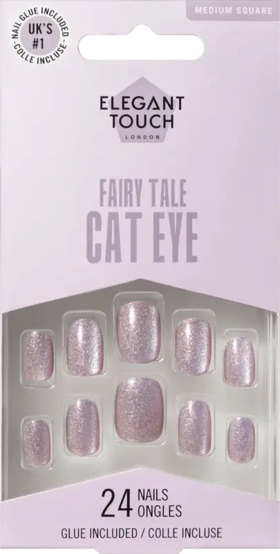 Elegant Touch Künstliche Nägel Fairy Tale Cat Eye Pixie Dust Set