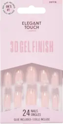 Elegant Touch Künstliche Nägel 3D Gel Finish Flutterby Set