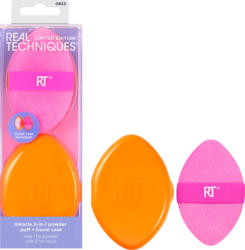 REAL TECHNIQUES Miracle 2in11 Powder Puff + Case Set 2tlg