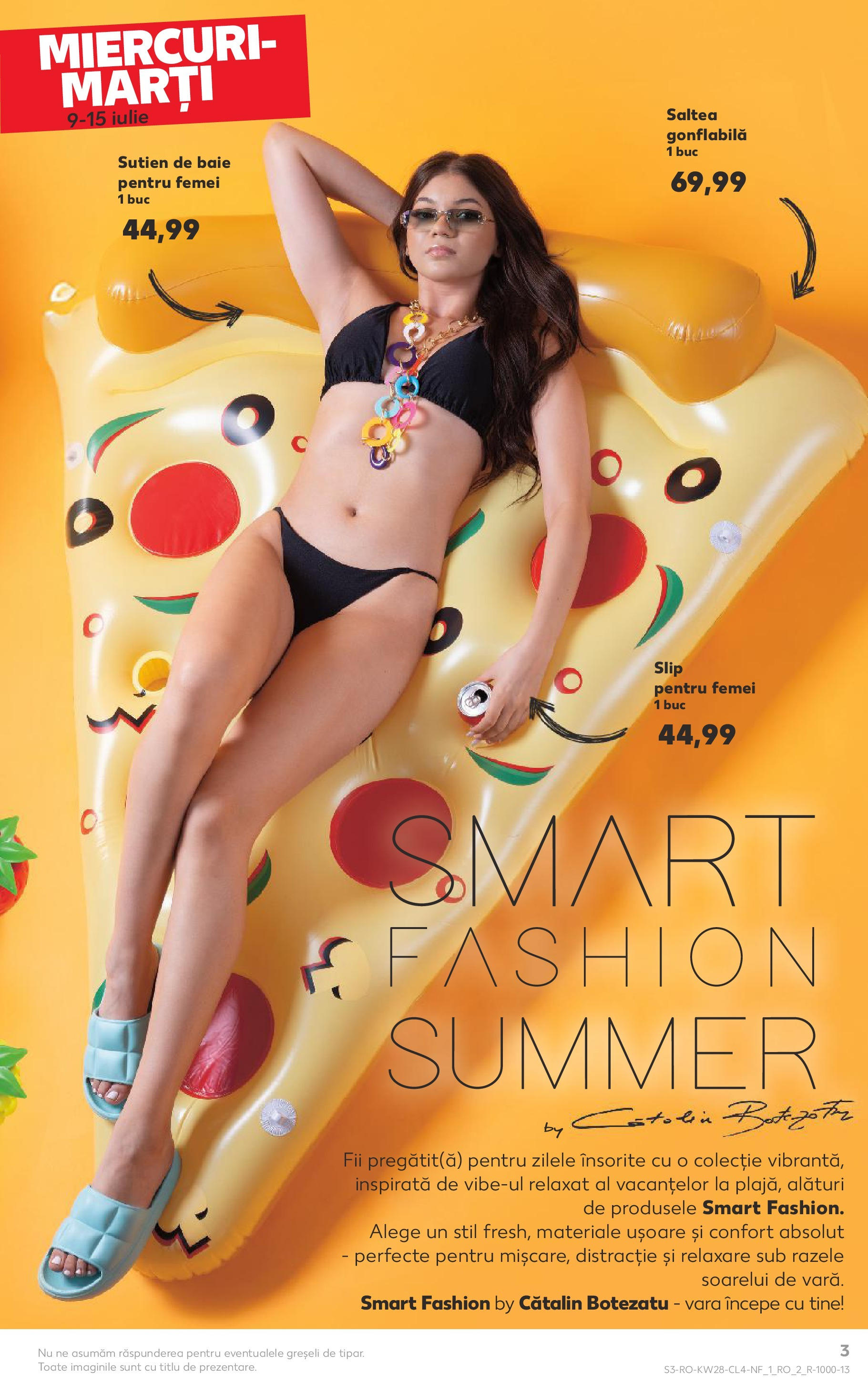 Catalog Kaufland - Râșnov Nonfood 09.07.2025 - Revista si Oferta | Pagină: 3 | Produse: Sutien de baie, Saltea gonflabilă, Sutien, Slip