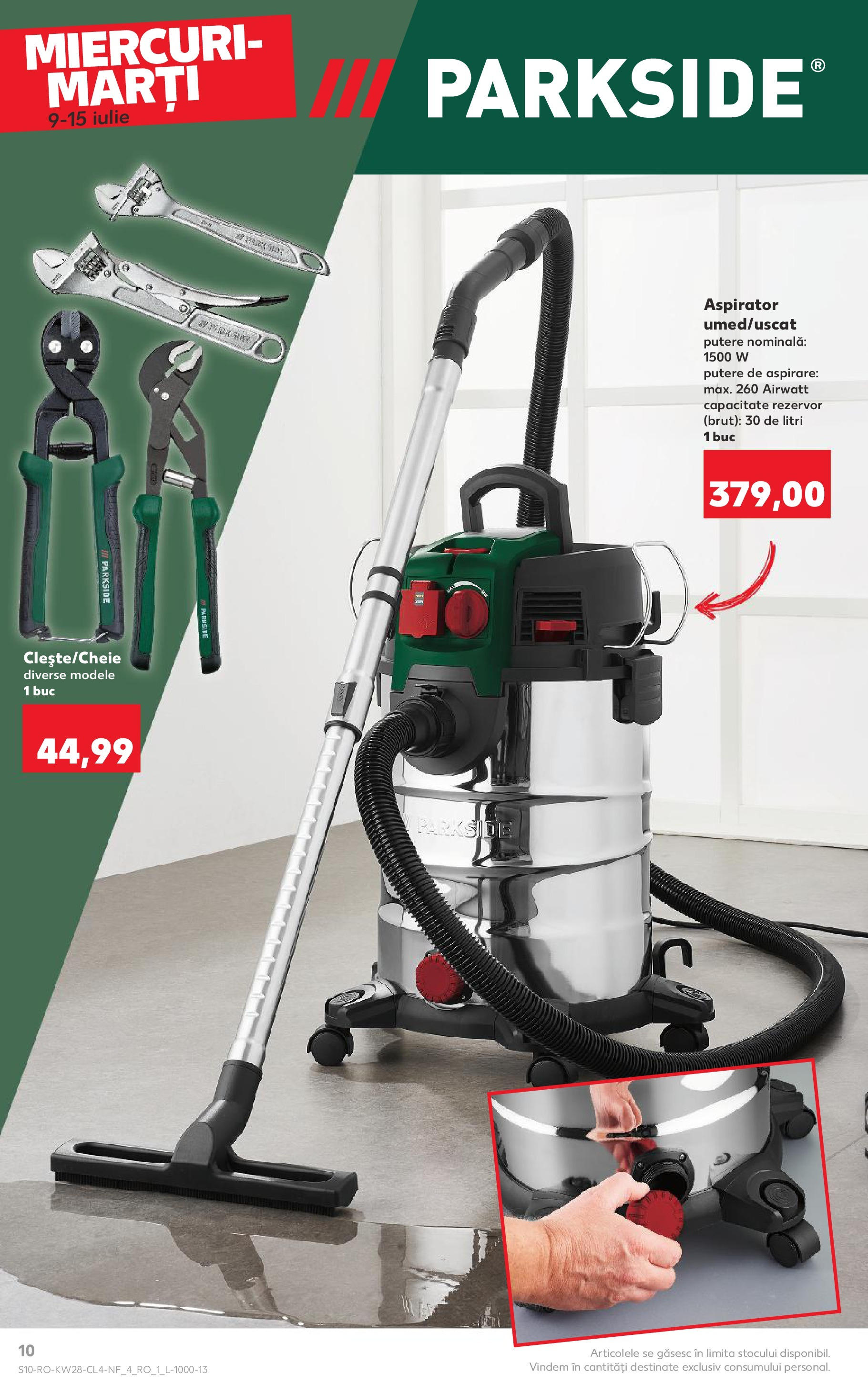 Catalog Kaufland - Râșnov Nonfood 09.07.2025 - Revista si Oferta | Pagină: 10 | Produse: Aspirator