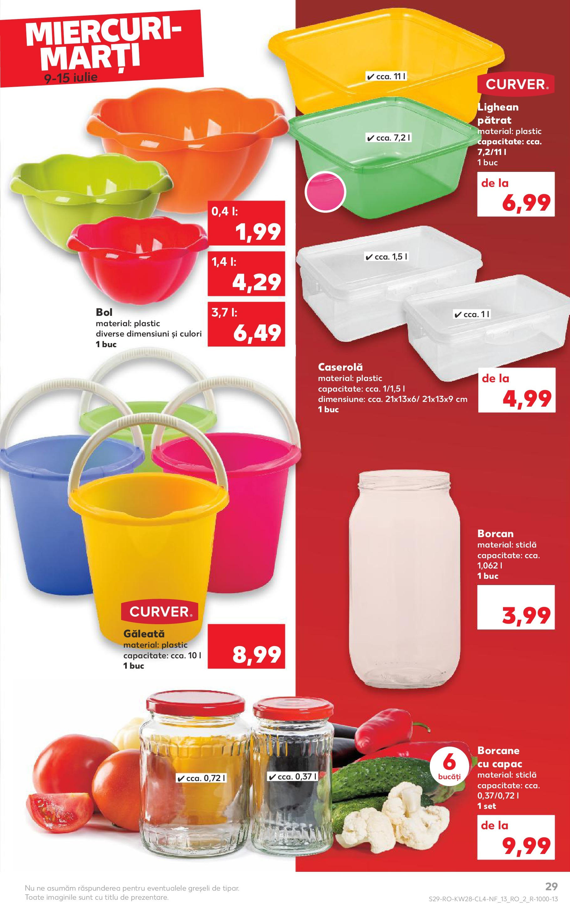 Catalog Kaufland - Râșnov Nonfood 09.07.2025 - Revista si Oferta | Pagină: 29 | Produse: Borcan
