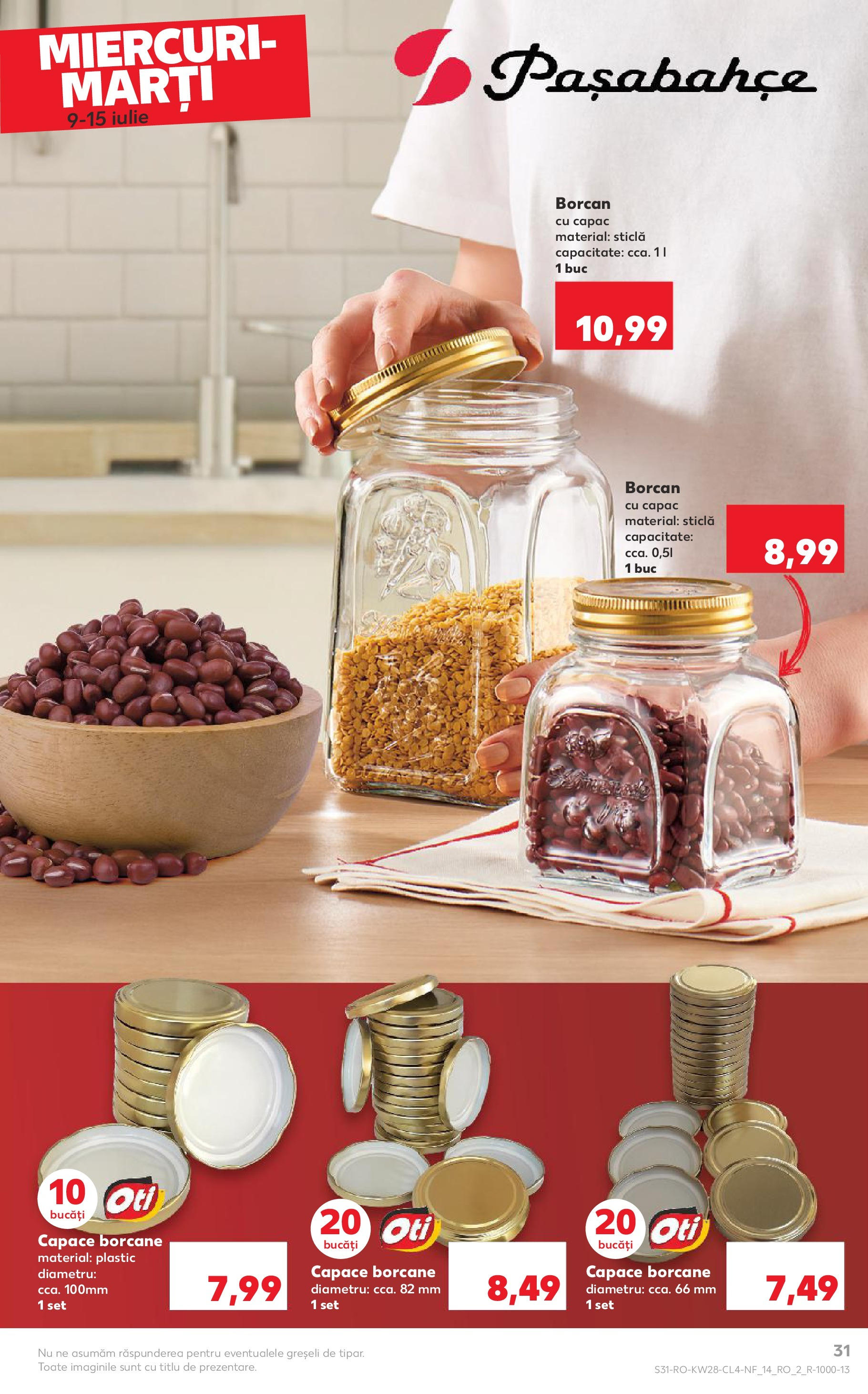 Catalog Kaufland - Râșnov Nonfood 09.07.2025 - Revista si Oferta | Pagină: 31 | Produse: Borcan