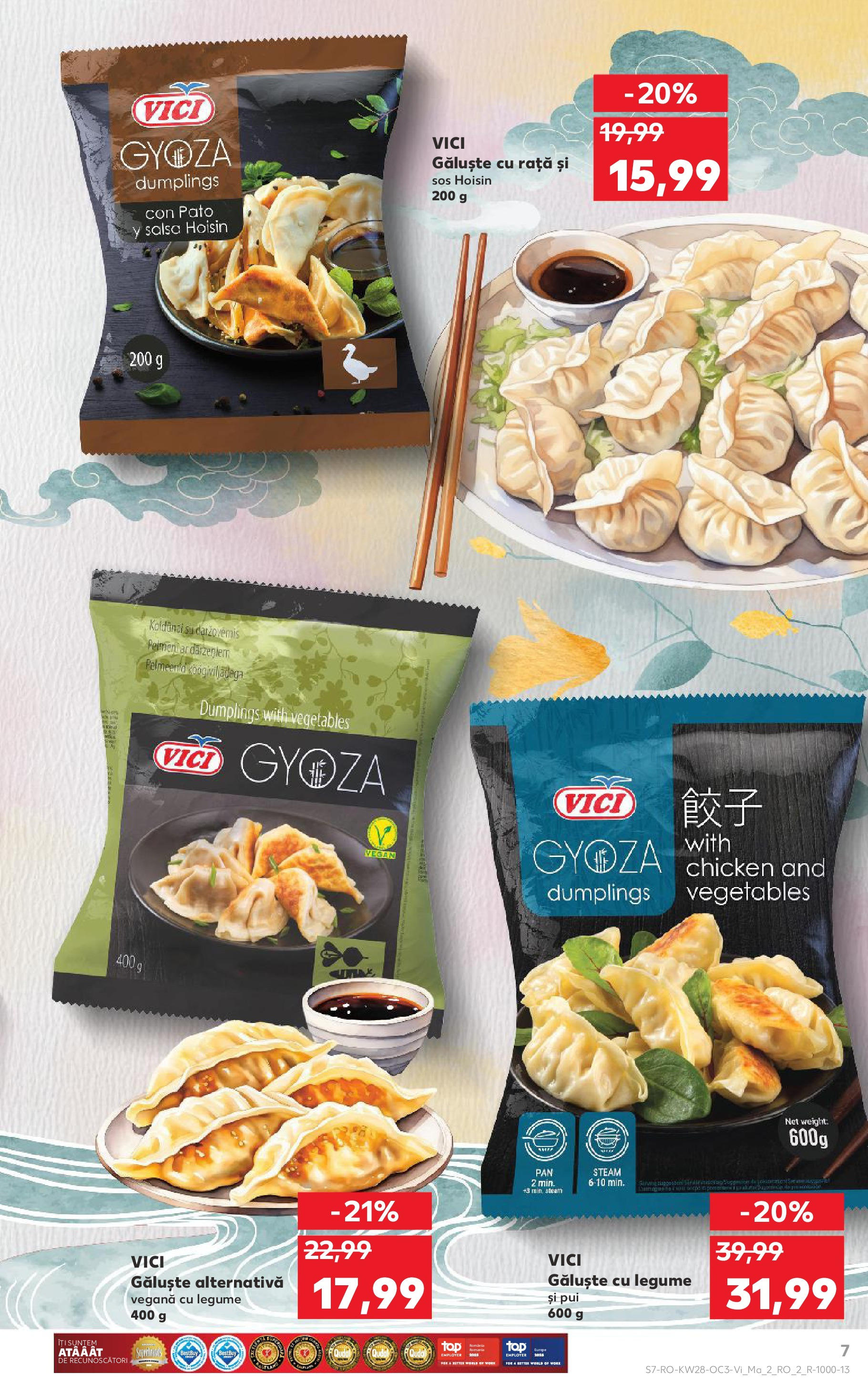 Catalog Kaufland - Deva 11.07.2025 - Revista si Oferta | Pagină: 7 | Produse: Hacıyatmaz Kedi Oyuncağı, Rață, Legume, Sos