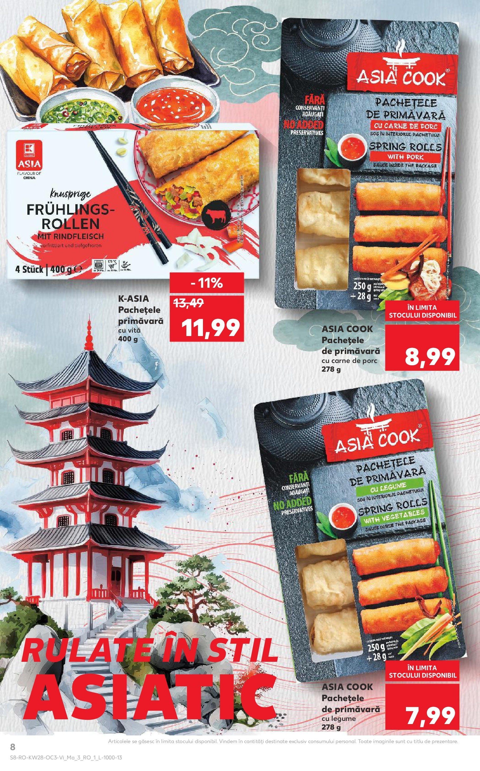Catalog Kaufland - Deva 11.07.2025 - Revista si Oferta | Pagină: 8 | Produse: Carne De Porc, Legume, Sos