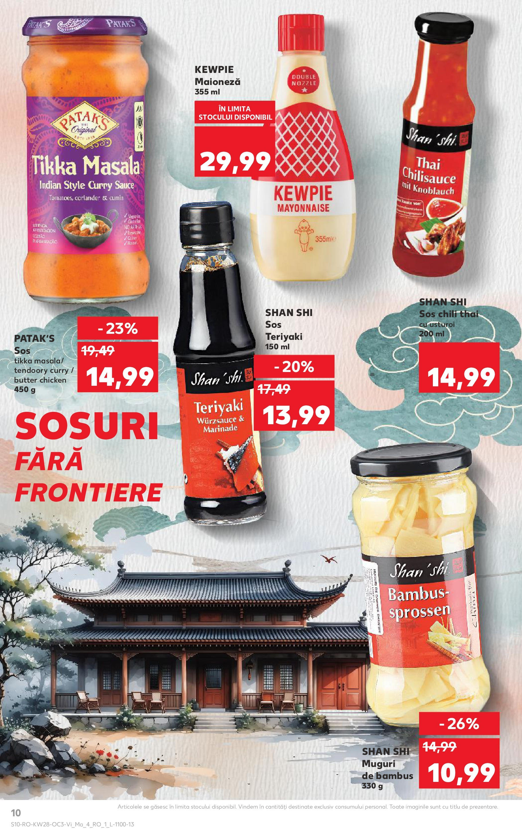 Catalog Kaufland - Râmnicu Vâlcea 11.07.2025 - Revista si Oferta | Pagină: 10 | Produse: Delgeç, Maioneză, Sos, Usturoi
