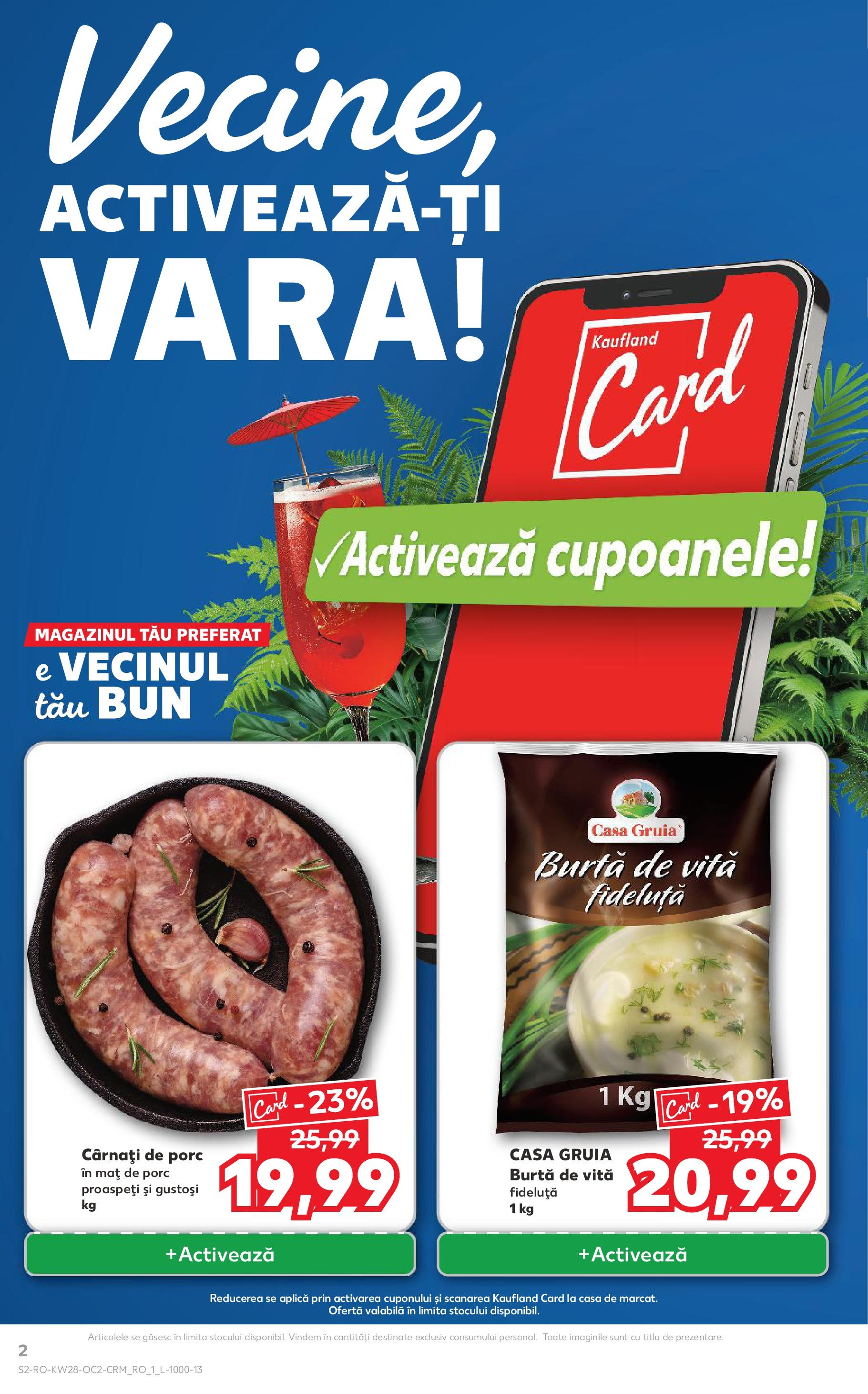 Kaufland - Catalog Kaufland până în data de 15.07.2025 08.07.2025 || Revista si Oferte | Pagină: 2 | Produse: Cârnați Kaufland - Catalog Kaufland până în data de 15.07.2025 08.07.2025 - Revista si Oferta | Pagină: 2 | Produse: Cârnați