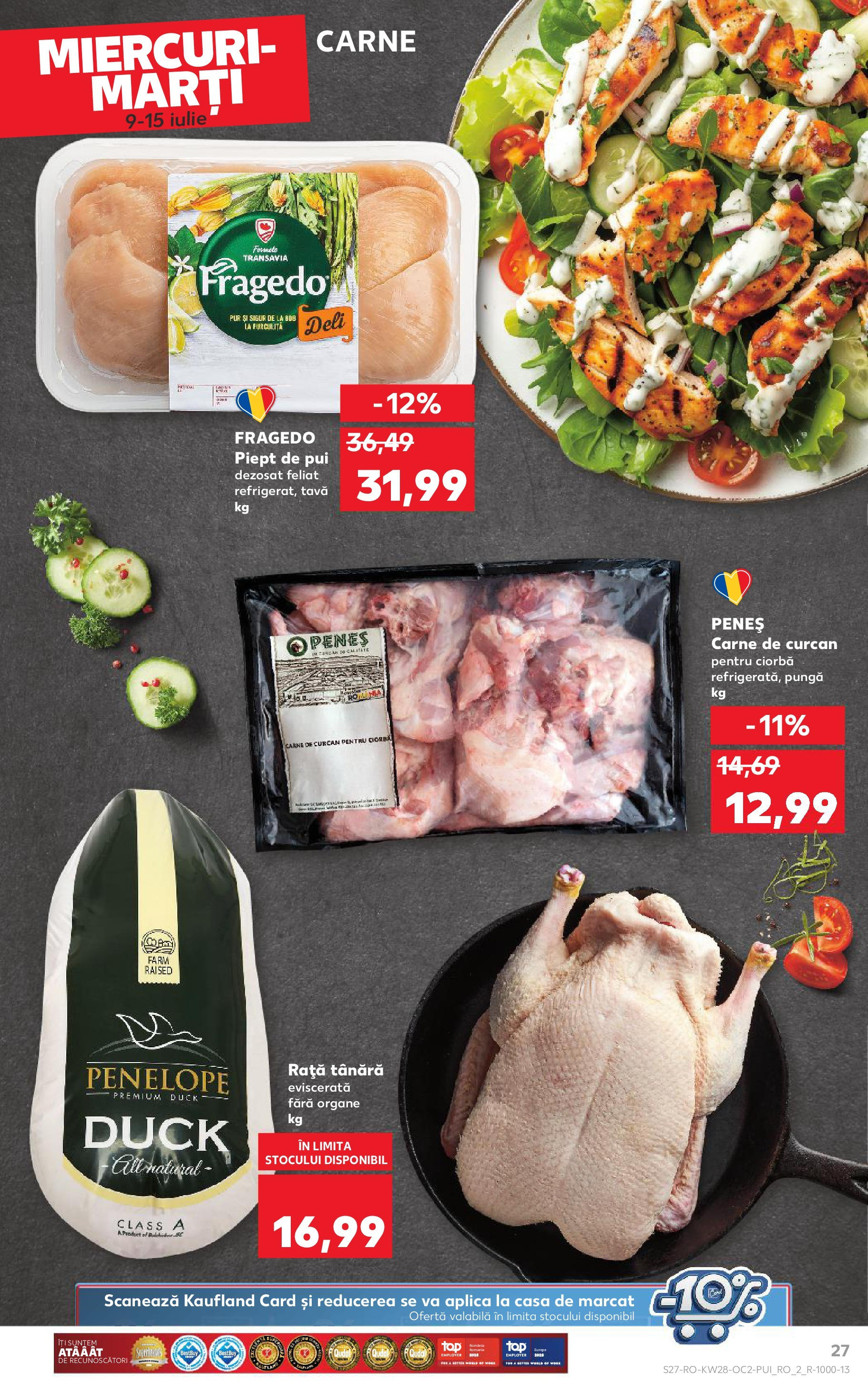 Kaufland - Catalog Kaufland până în data de 15.07.2025 08.07.2025 || Revista si Oferte | Pagină: 27 | Produse: Pungă, Hacıyatmaz Kedi Oyuncağı, Rață Kaufland - Catalog Kaufland până în data de 15.07.2025 08.07.2025 - Revista si Oferta | Pagină: 27 | Produse: Pungă, Hacıyatmaz Kedi Oyuncağı, Rață