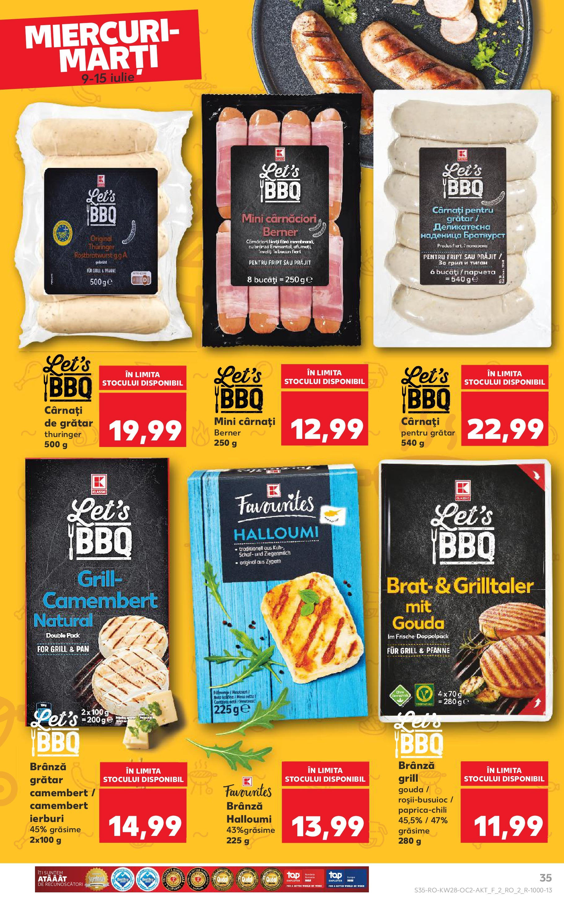 Kaufland - Catalog Kaufland până în data de 15.07.2025 08.07.2025 || Revista si Oferte | Pagină: 35 | Produse: Grill, Masă, Bacon, Gouda Kaufland - Catalog Kaufland până în data de 15.07.2025 08.07.2025 - Revista si Oferta | Pagină: 35 | Produse: Grill, Masă, Bacon, Gouda