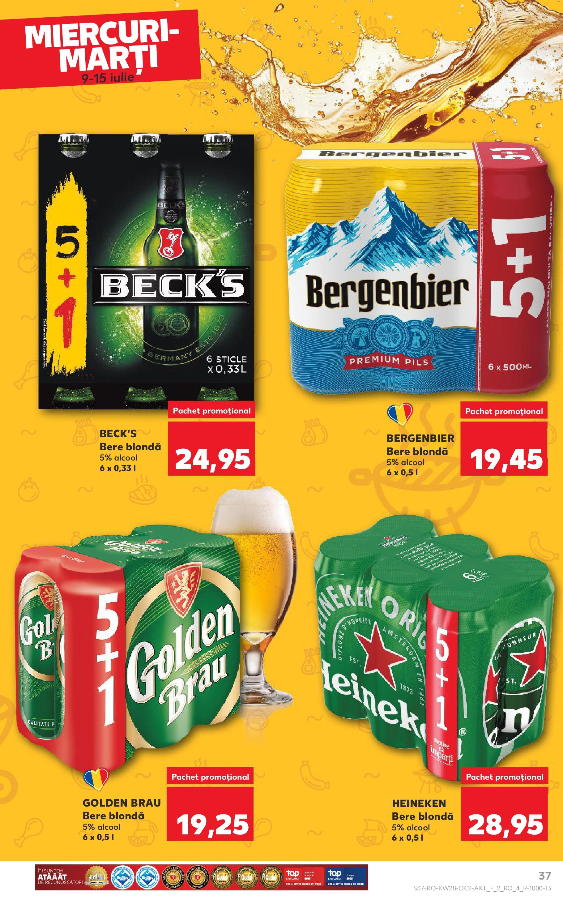 Kaufland - Catalog Kaufland până în data de 15.07.2025 08.07.2025 || Revista si Oferte | Pagină: 37 | Produse: Atıştırmalık, Bere, Plastik Kulübe Kaufland - Catalog Kaufland până în data de 15.07.2025 08.07.2025 - Revista si Oferta | Pagină: 37 | Produse: Atıştırmalık, Bere, Plastik Kulübe
