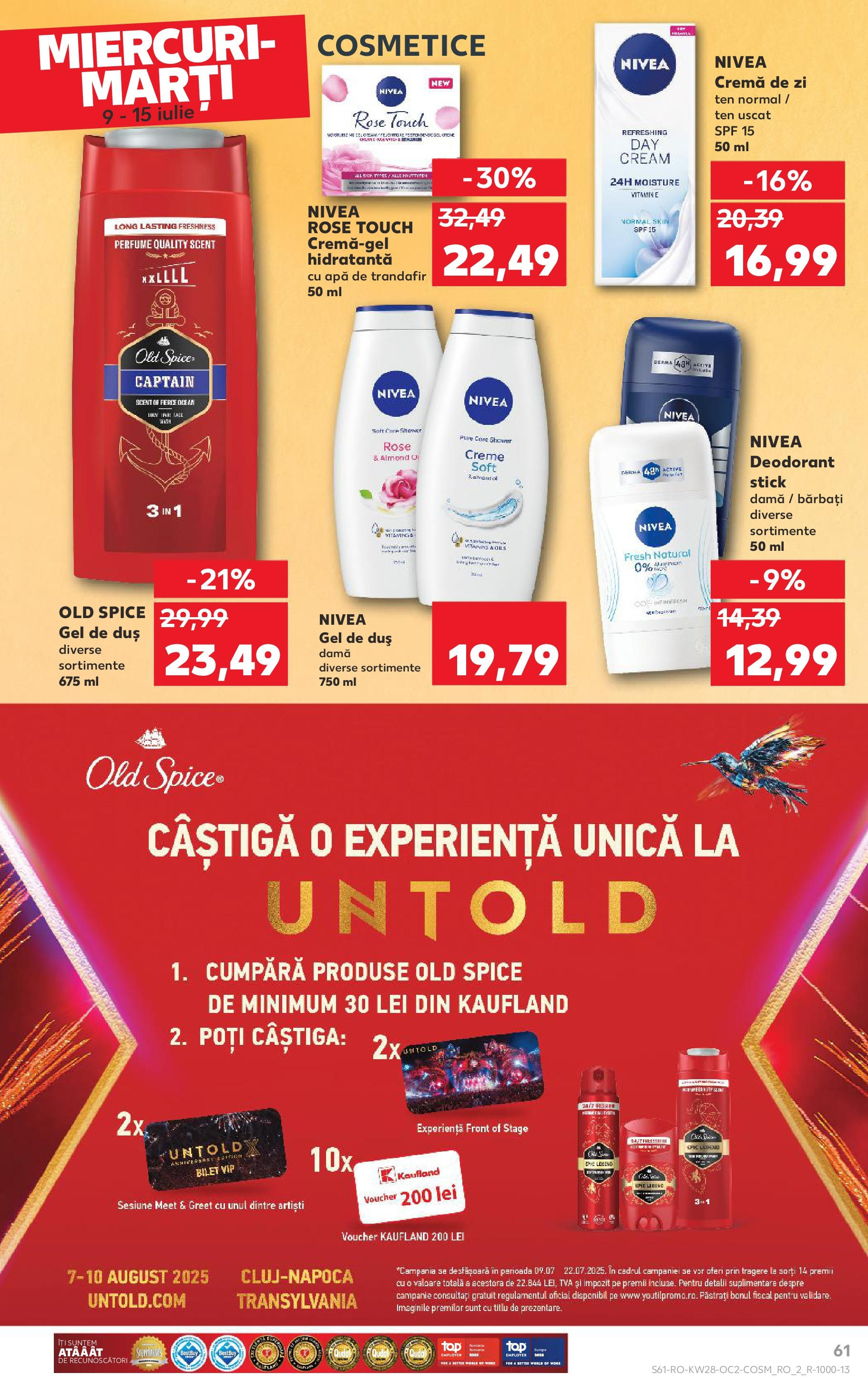 Kaufland - Catalog Kaufland până în data de 15.07.2025 08.07.2025 || Revista si Oferte | Pagină: 61 | Produse: Kısırlaştırılmış Kedi Maması, Trandafir, Duș, Deodorant Kaufland - Catalog Kaufland până în data de 15.07.2025 08.07.2025 - Revista si Oferta | Pagină: 61 | Produse: Kısırlaştırılmış Kedi Maması, Trandafir, Duș, Deodorant