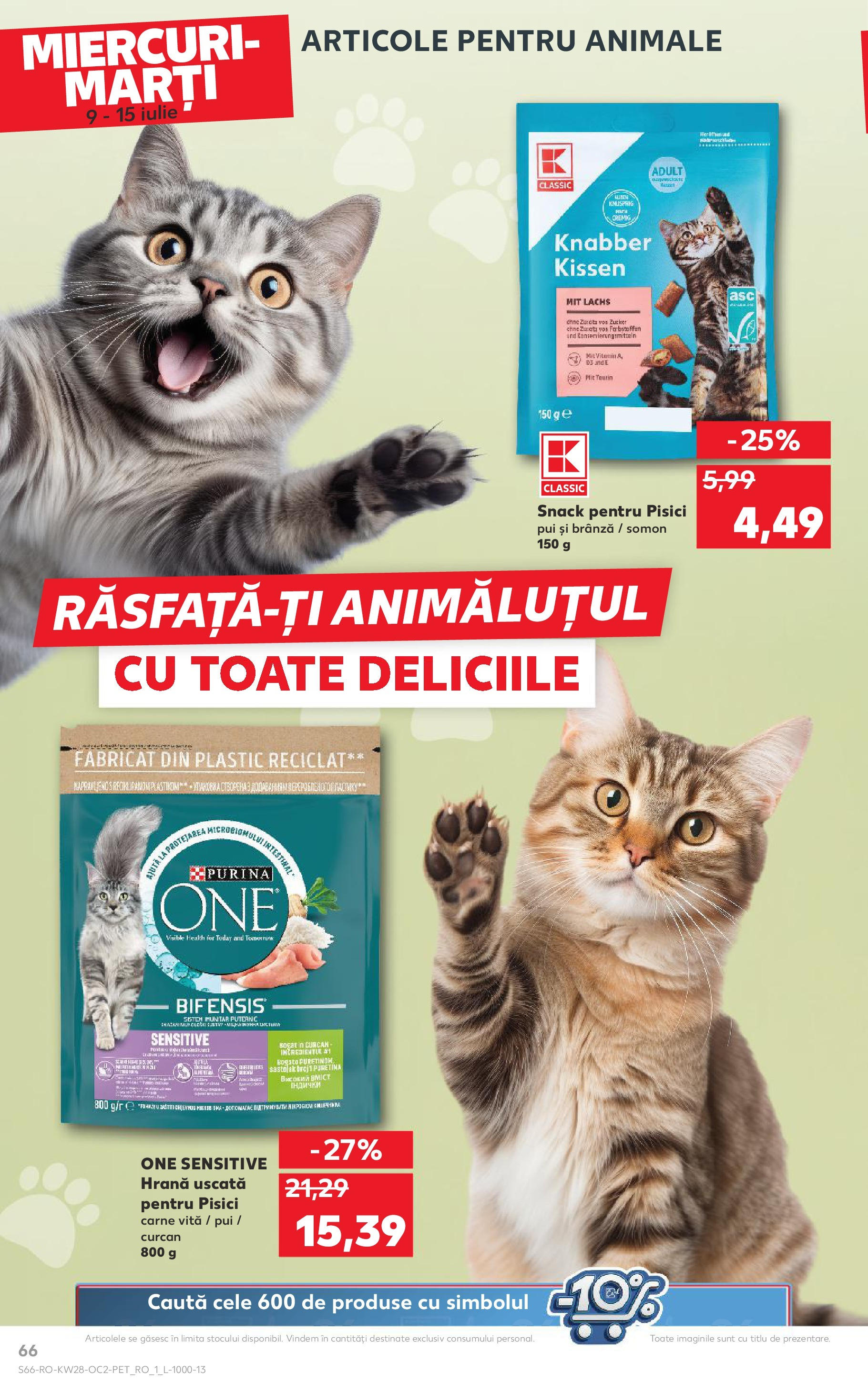 Kaufland - Catalog Kaufland până în data de 15.07.2025 08.07.2025 || Revista si Oferte | Pagină: 66 | Produse: Hacıyatmaz Kedi Oyuncağı, Brânză Kaufland - Catalog Kaufland până în data de 15.07.2025 08.07.2025 - Revista si Oferta | Pagină: 66 | Produse: Hacıyatmaz Kedi Oyuncağı, Brânză
