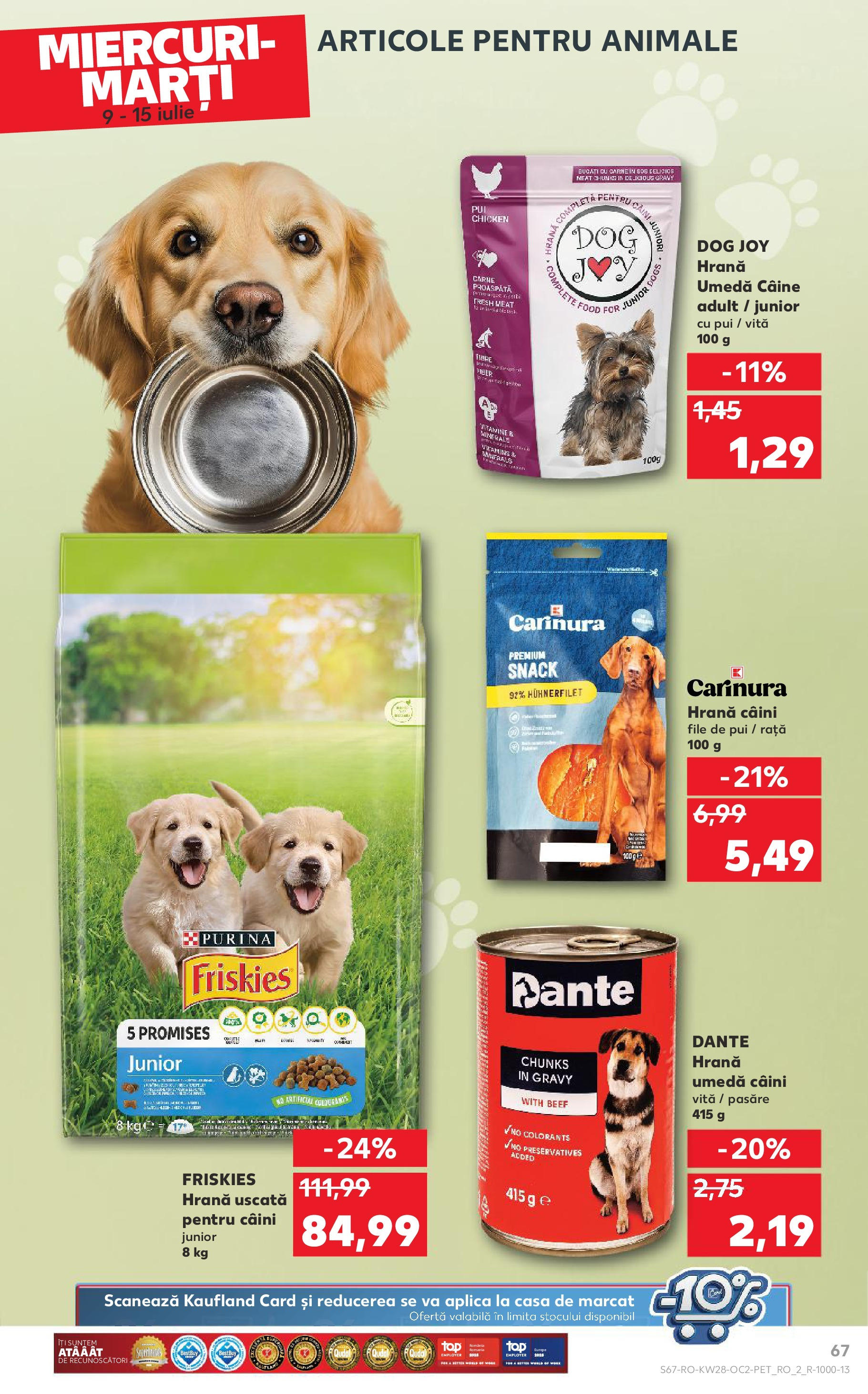 Kaufland - Catalog Kaufland până în data de 15.07.2025 08.07.2025 || Revista si Oferte | Pagină: 67 | Produse: Hacıyatmaz Kedi Oyuncağı, Rață Kaufland - Catalog Kaufland până în data de 15.07.2025 08.07.2025 - Revista si Oferta | Pagină: 67 | Produse: Hacıyatmaz Kedi Oyuncağı, Rață