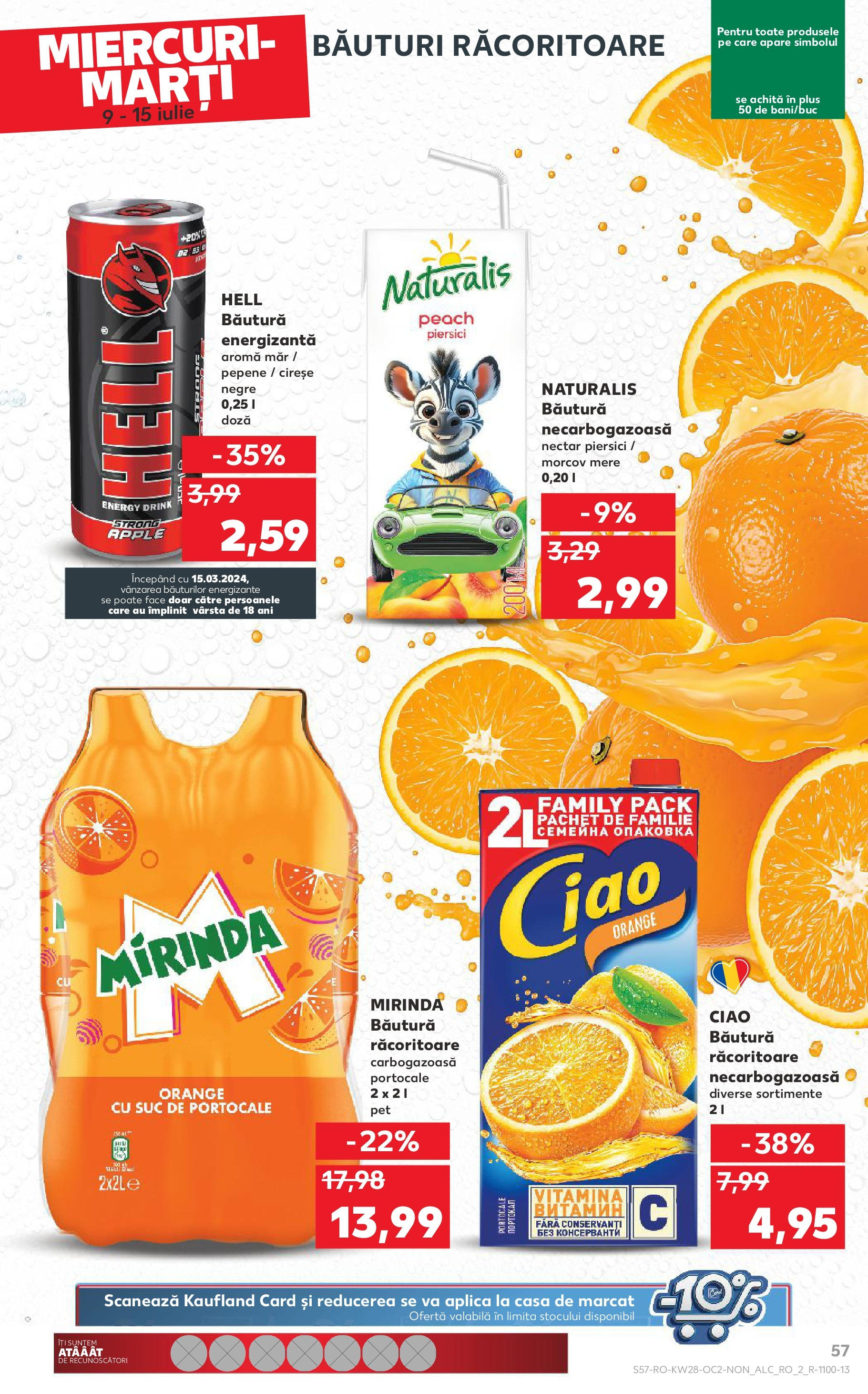 Kaufland - Catalog Kaufland până în data de 15.07.2025 08.07.2025 || Revista si Oferte | Pagină: 57 | Produse: Matériel de Street Workout, Suc, Mere, Cireșe Kaufland - Catalog Kaufland până în data de 15.07.2025 08.07.2025 - Revista si Oferta | Pagină: 57 | Produse: Matériel de Street Workout, Suc, Mere, Cireșe