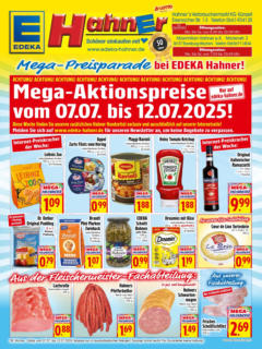 Entdecke - Edeka Hahner: Wochenangebote - gültig ab dem 06.07.2025 | Seite: 9