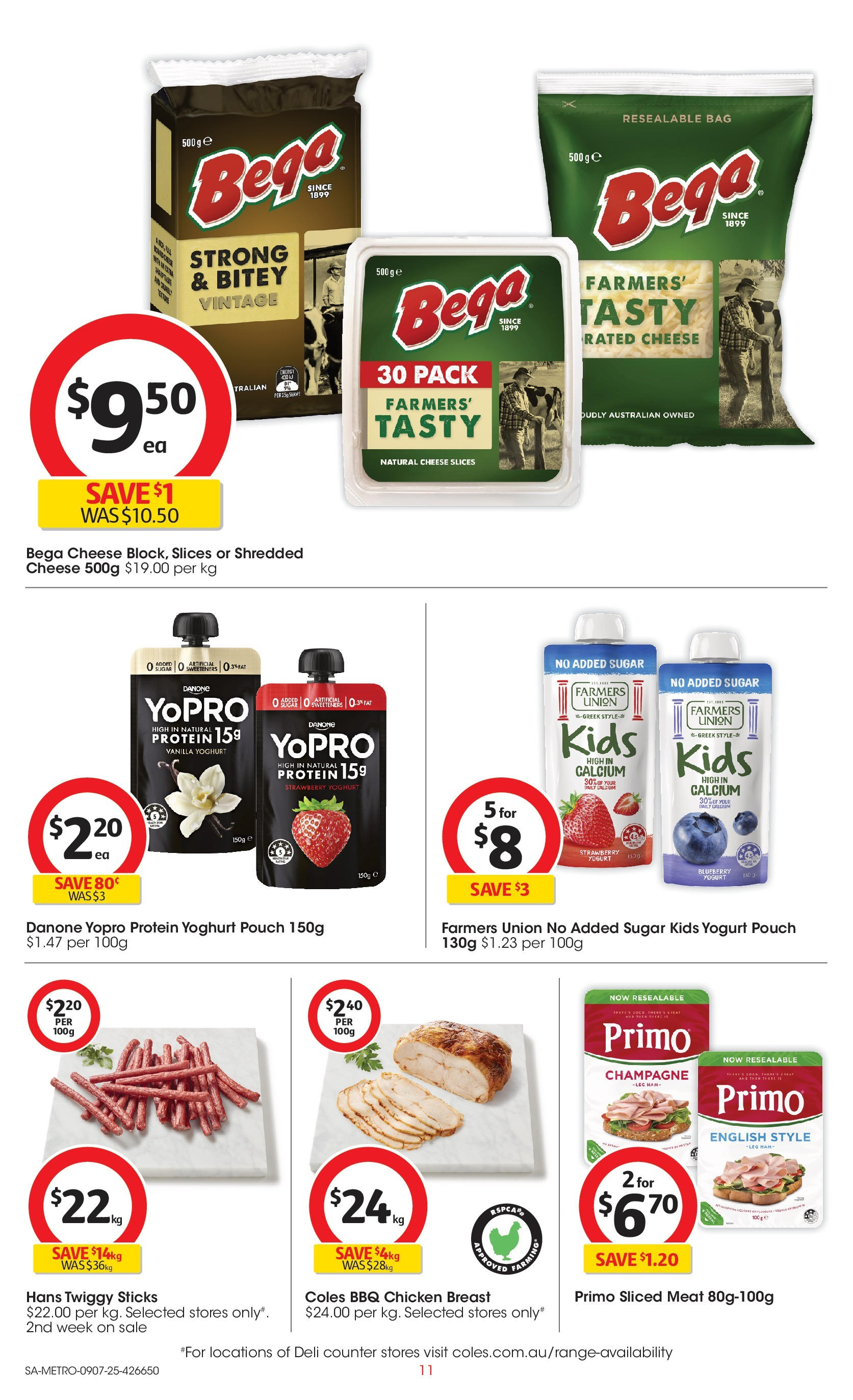 ﻿﻿Coles catalogue valid from 09/07/2025 > Online Australia | Page: 11 | Products: Honey, Cream, Pea, Lime