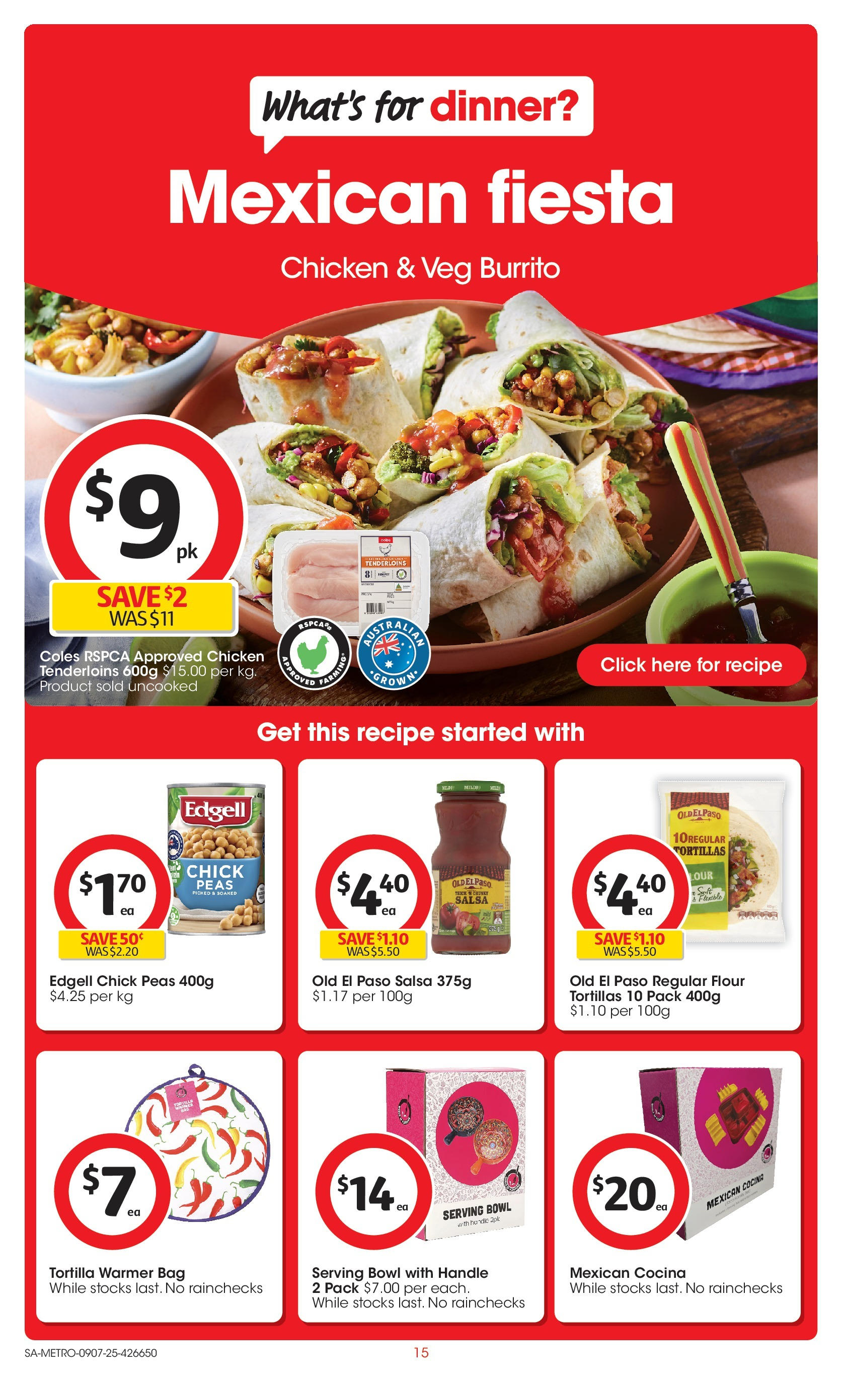 ﻿﻿Coles catalogue valid from 09/07/2025 > Online Australia | Page: 15 | Products: Tomatoes, Carrots, Steak, Bag