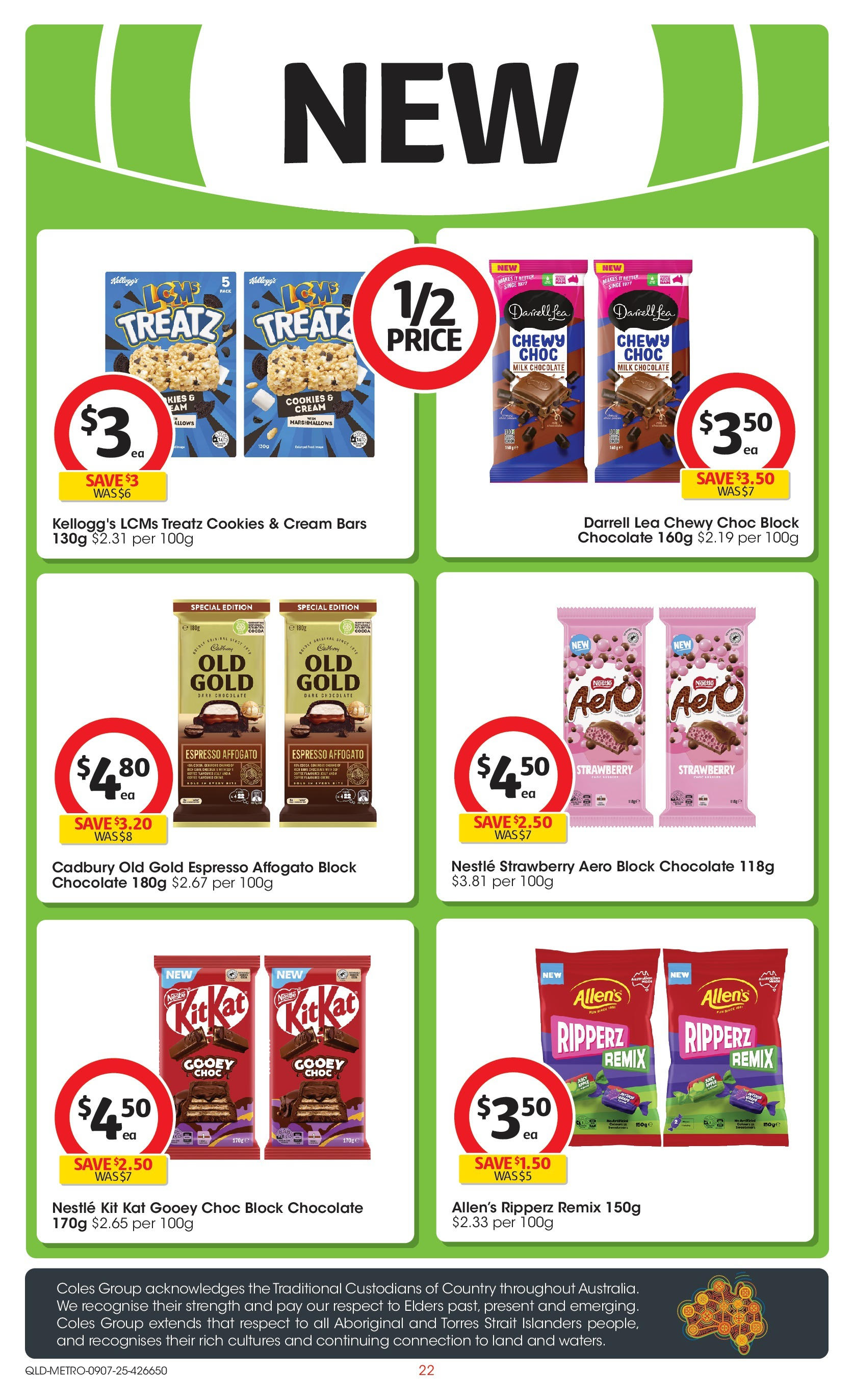 ﻿﻿Coles catalogue valid from 09/07/2025 > Online Australia | Page: 22 | Products: Cocoa, Milk, Chocolate, Cream