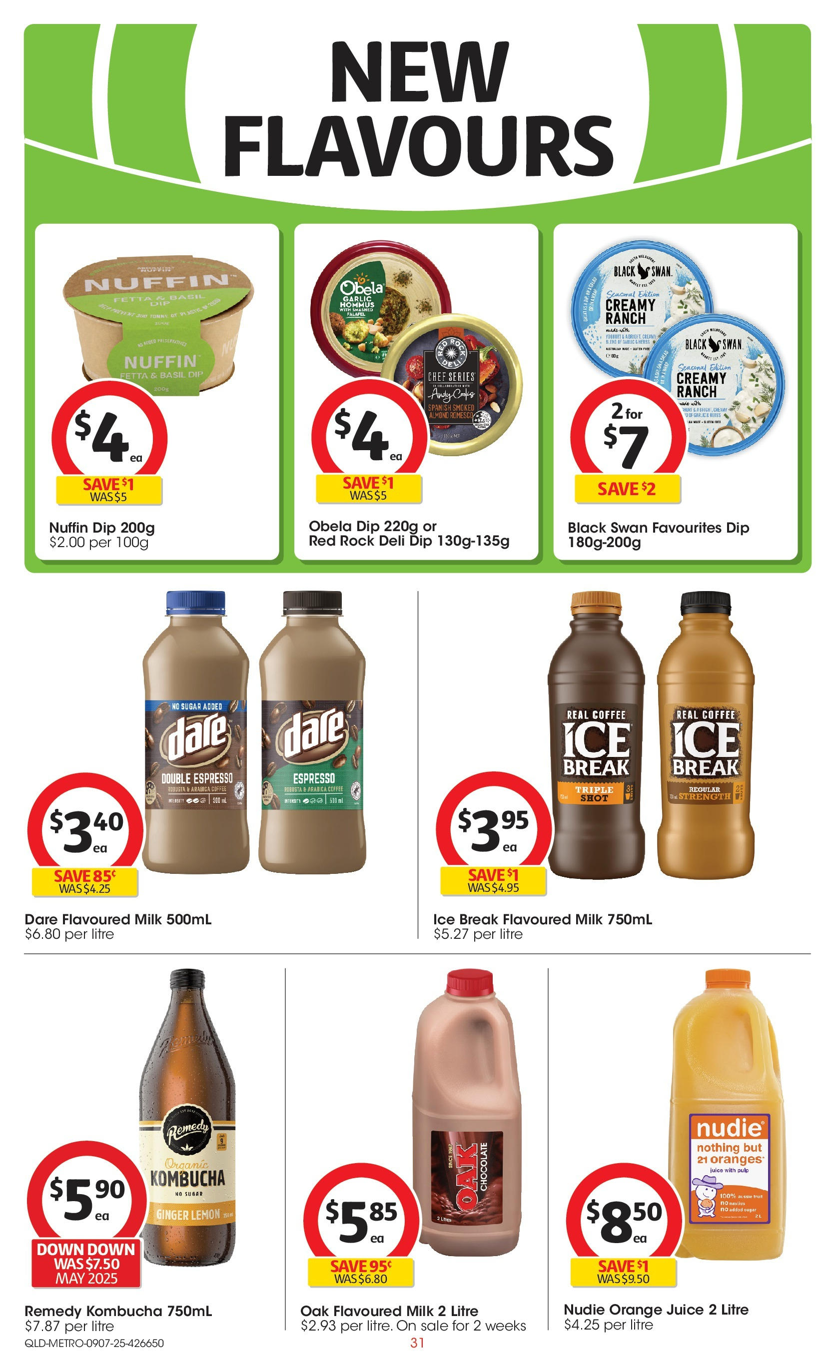 ﻿﻿Coles catalogue valid from 09/07/2025 > Online Australia | Page: 31 | Products: Milk, Sugar, Lemon, Garlic