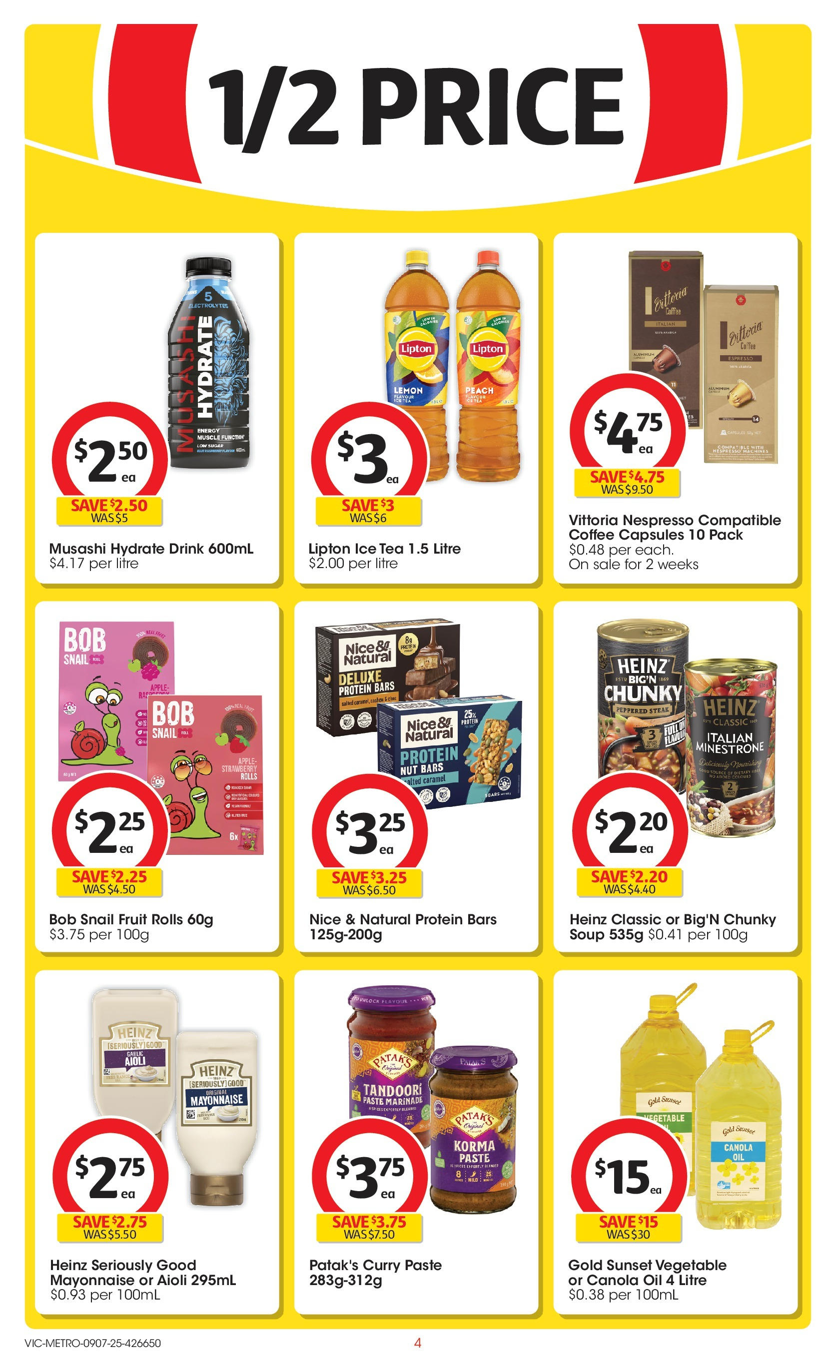 ﻿﻿Coles catalogue valid from 09/07/2025 > Online Australia | Page: 4 | Products: Curry, Coffee, Steak, Lemon