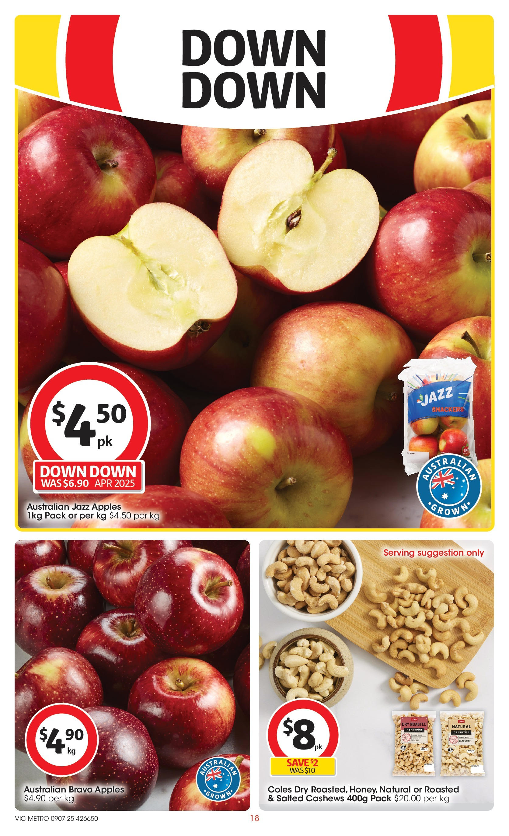 ﻿﻿Coles catalogue valid from 09/07/2025 > Online Australia | Page: 18 | Products: Apples