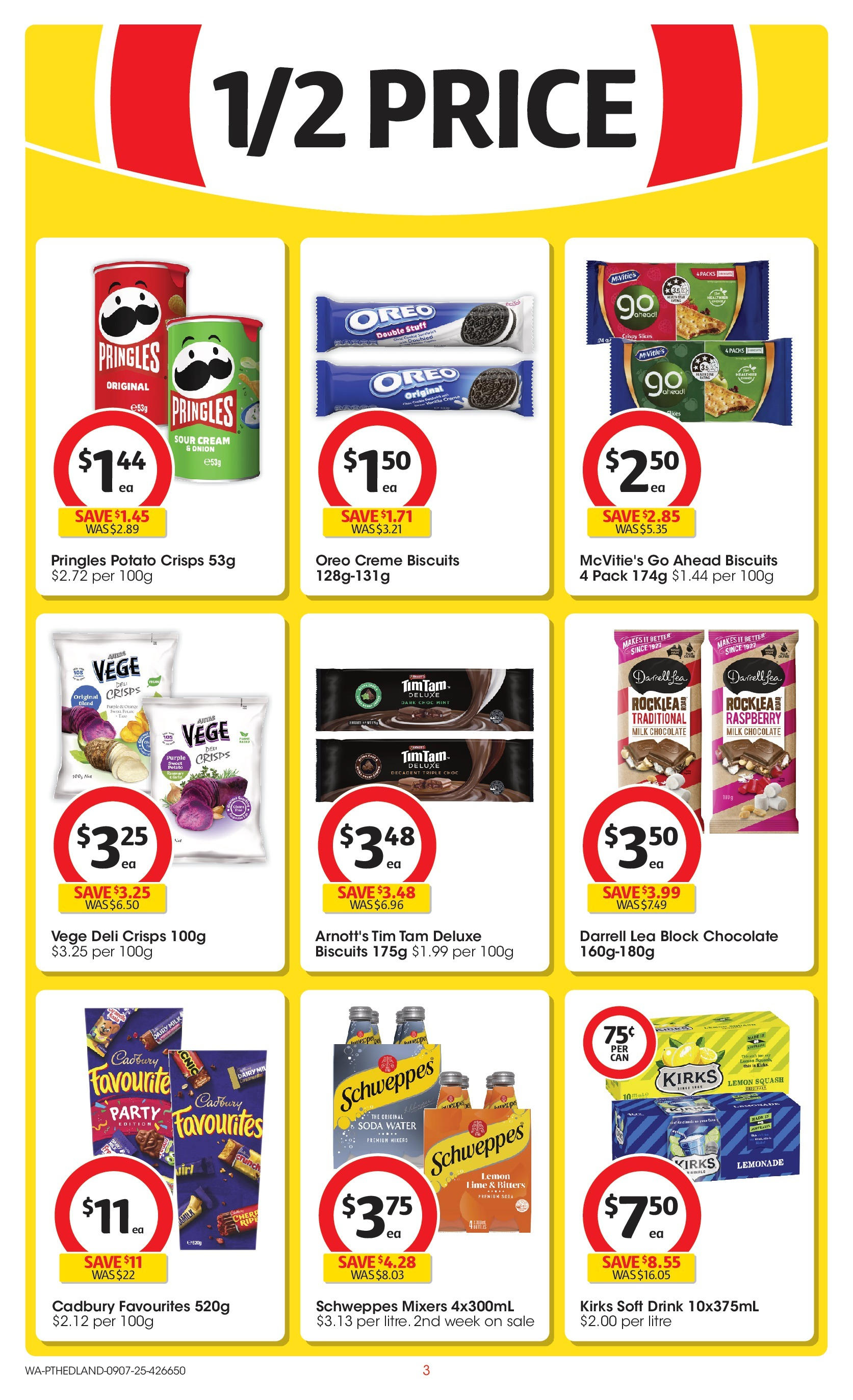 ﻿﻿Coles catalogue valid from 09/07/2025 > Online Australia | Page: 3 | Products: Water, Lemon, Lime, Raspberry
