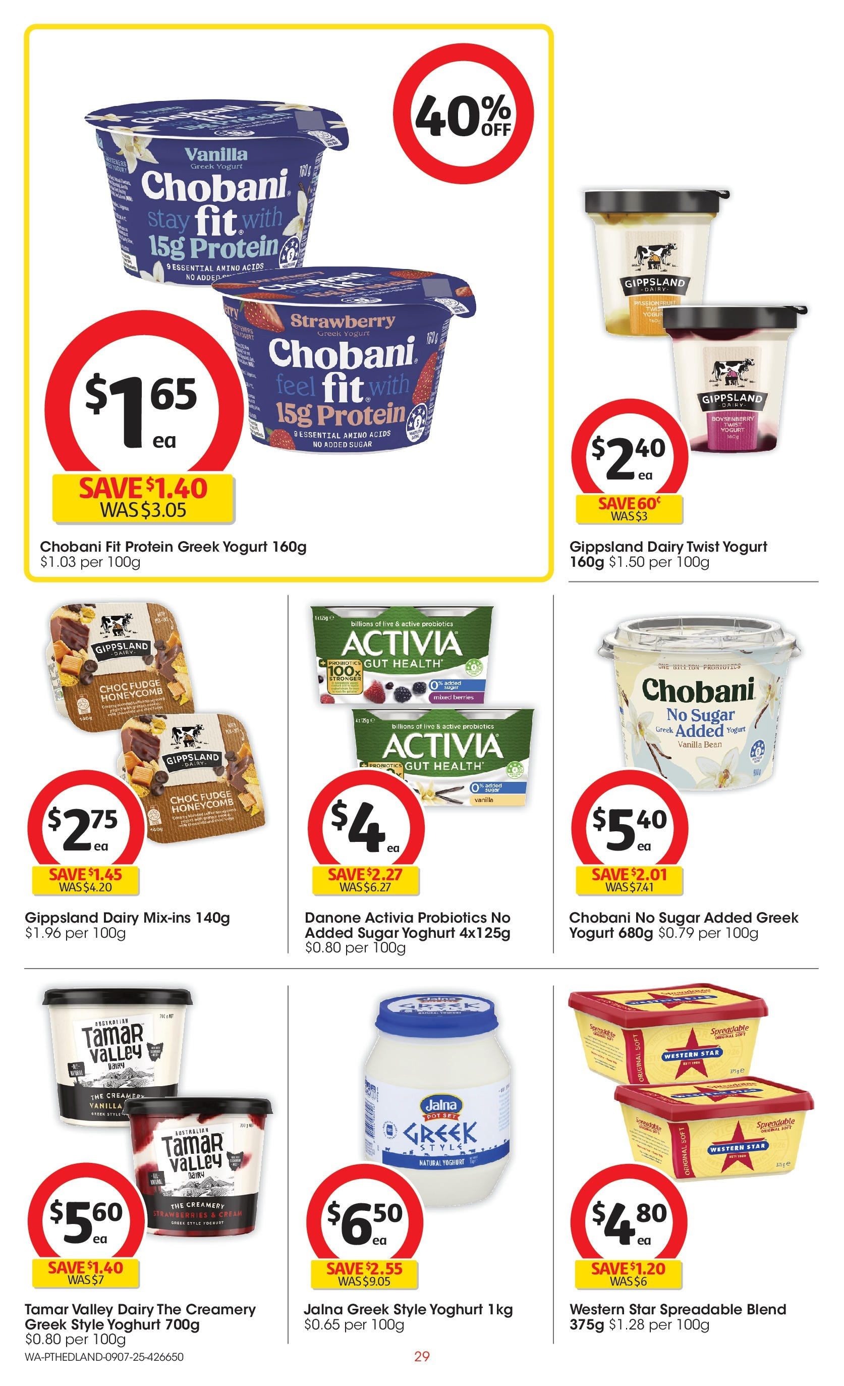 ﻿﻿Coles catalogue valid from 09/07/2025 > Online Australia | Page: 29 | Products: Pot, Dairy, Passionfruit, Cream